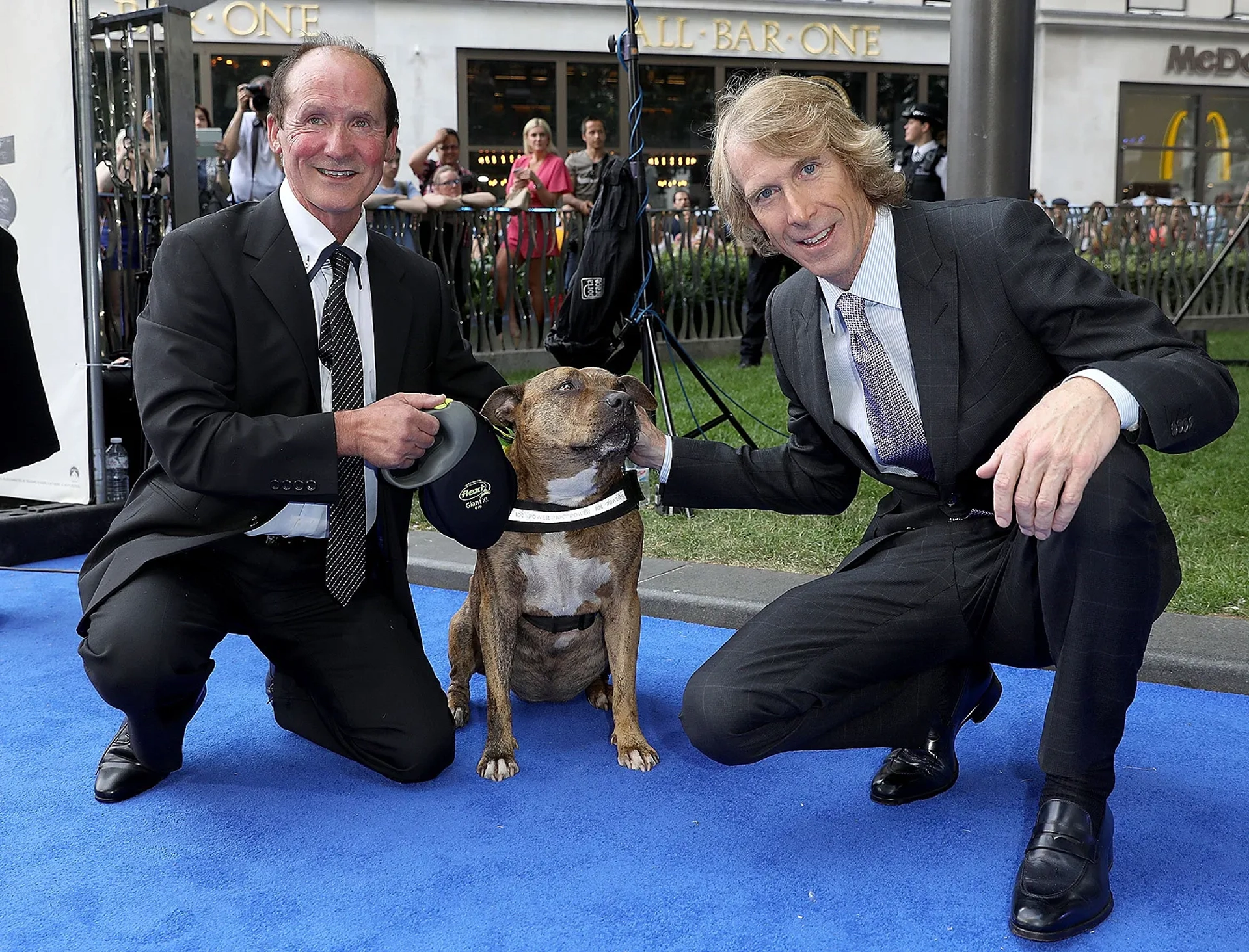 Michael Bay and Freya at an event for Transformers: The Last Knight (2017)