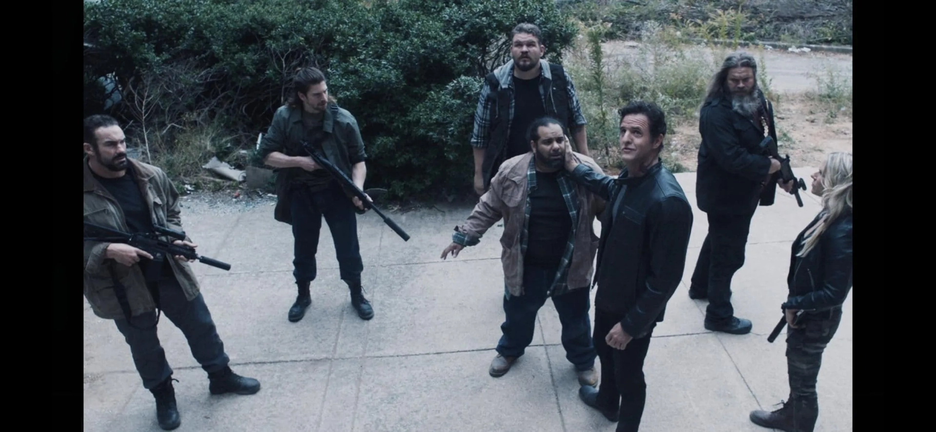 Kevin Wayne, Jean Claude Leuyer, Scott Hunter, Vas Sanchez, and Kim DeLonghi in Castle Falls (2021)