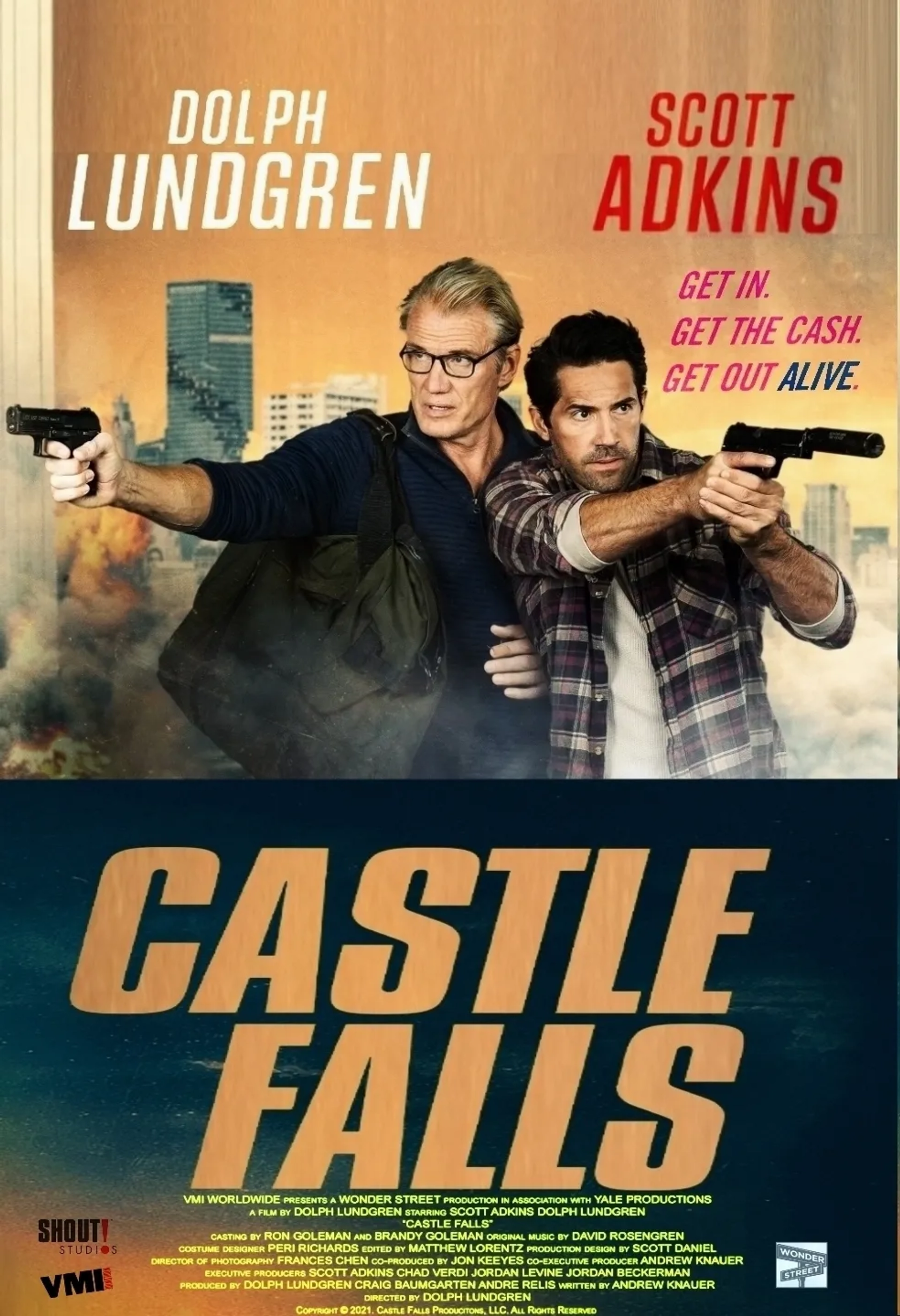 Dolph Lundgren and Scott Adkins in Castle Falls (2021)