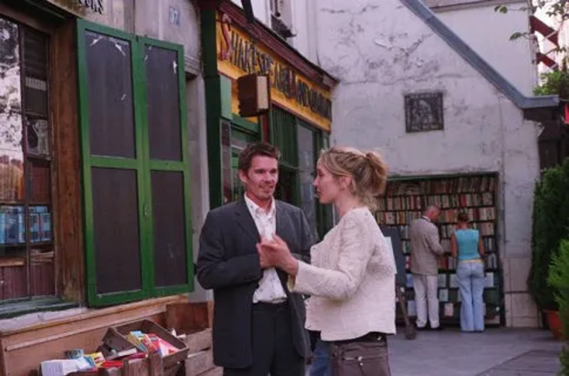 Ethan Hawke and Julie Delpy in Before Sunset (2004)