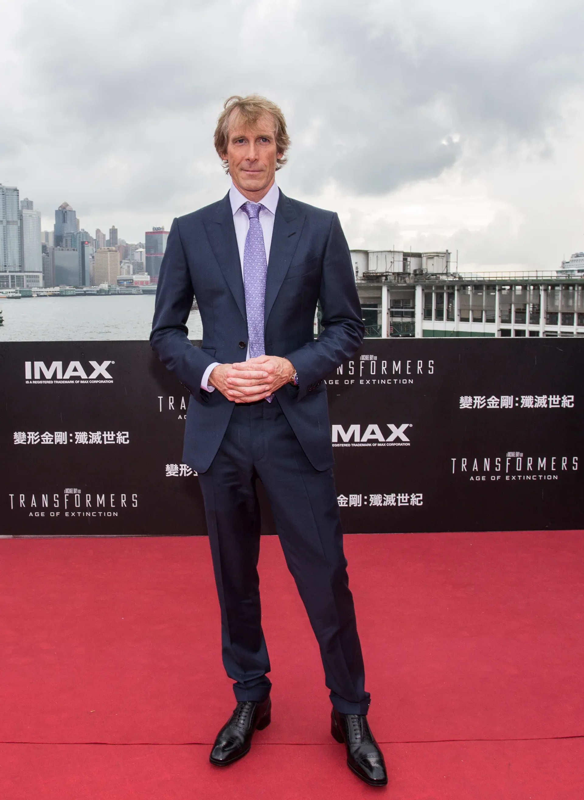 Michael Bay at an event for Transformers: Age of Extinction (2014)