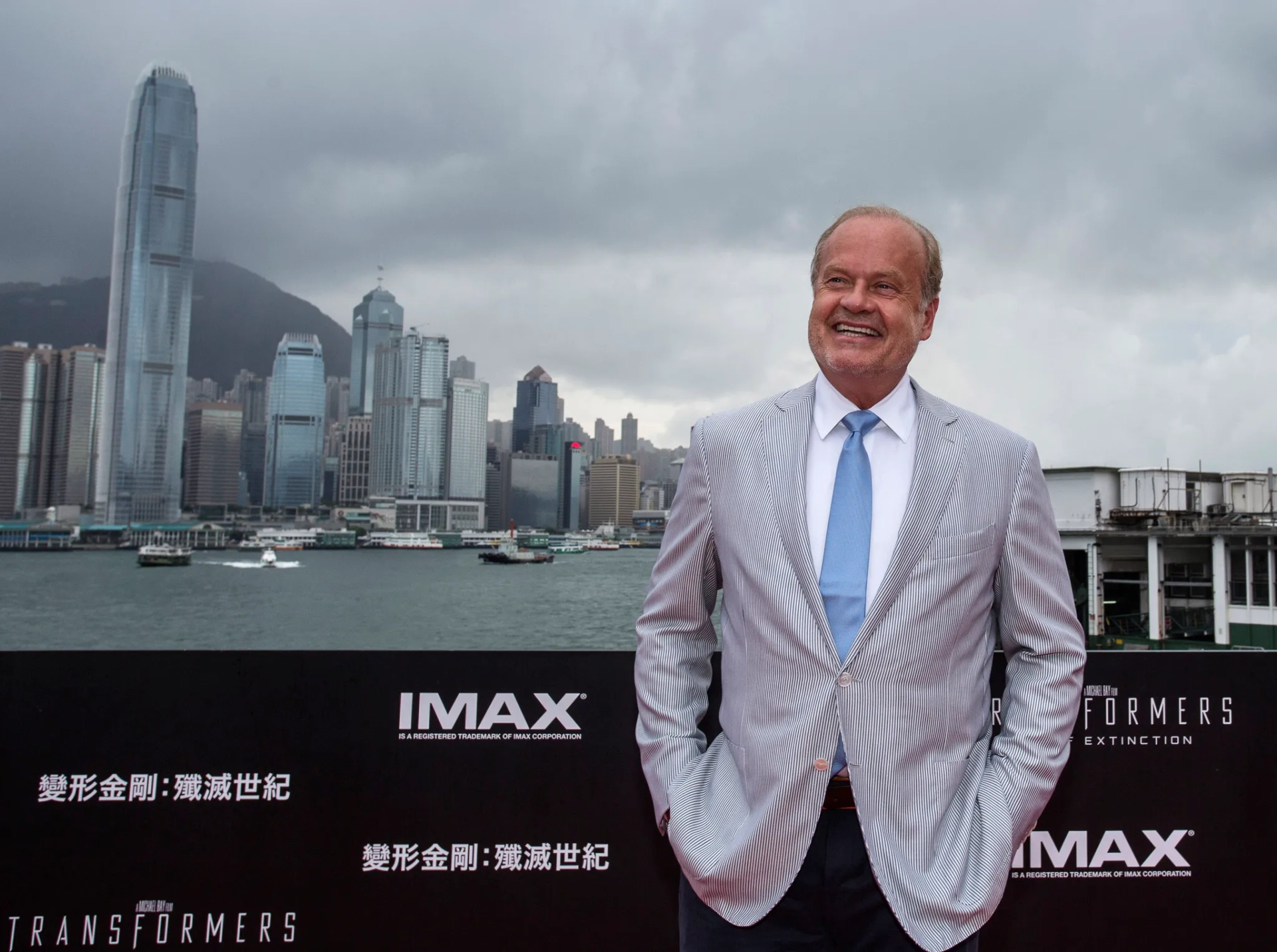 Kelsey Grammer at an event for Transformers: Age of Extinction (2014)