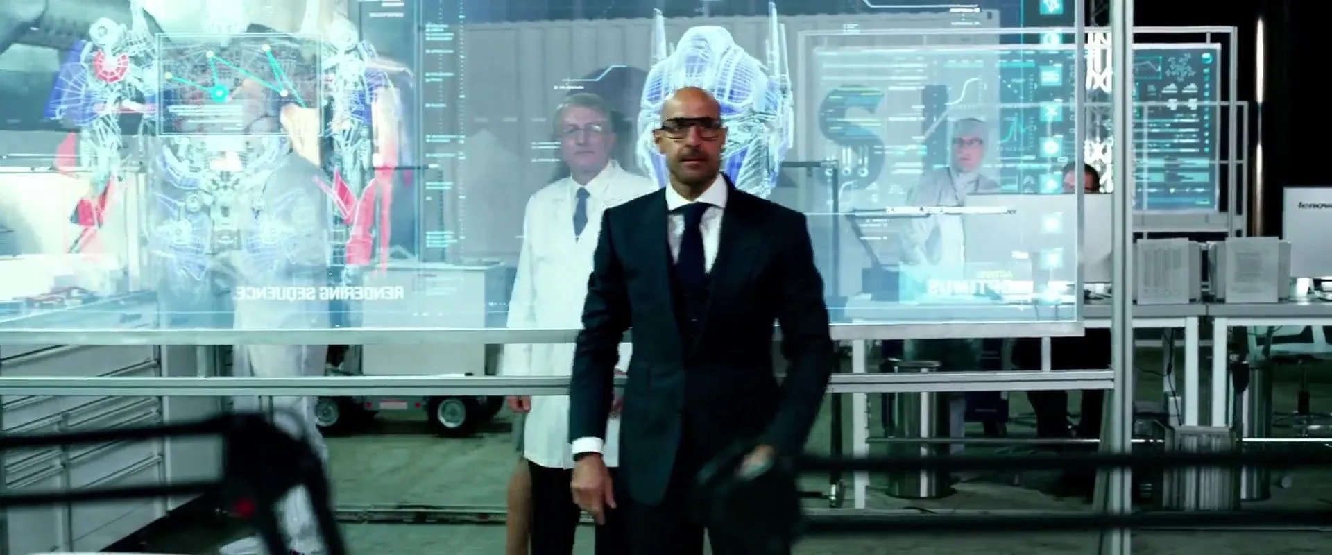 Stanley Tucci in Transformers: Age of Extinction (2014)