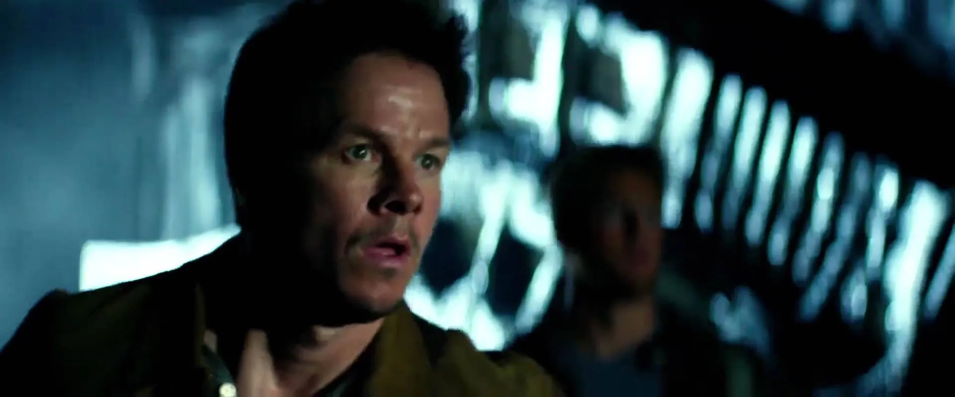 Mark Wahlberg and Jack Reynor in Transformers: Age of Extinction (2014)