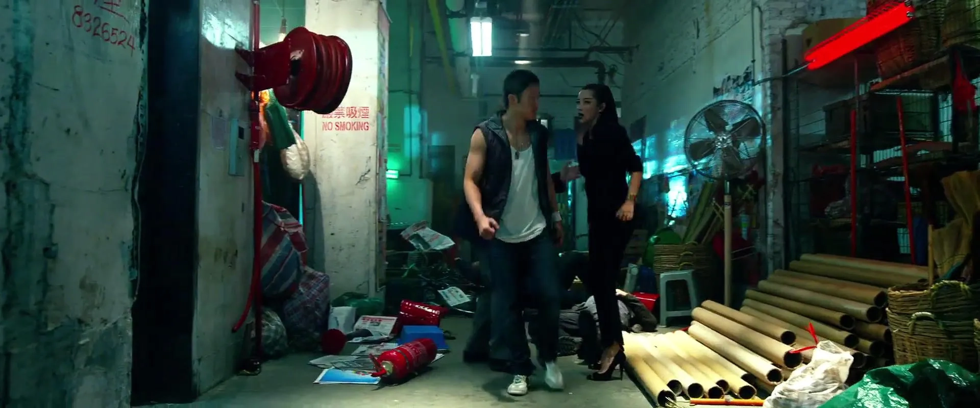 Bingbing Li and Shiming Zou in Transformers: Age of Extinction (2014)