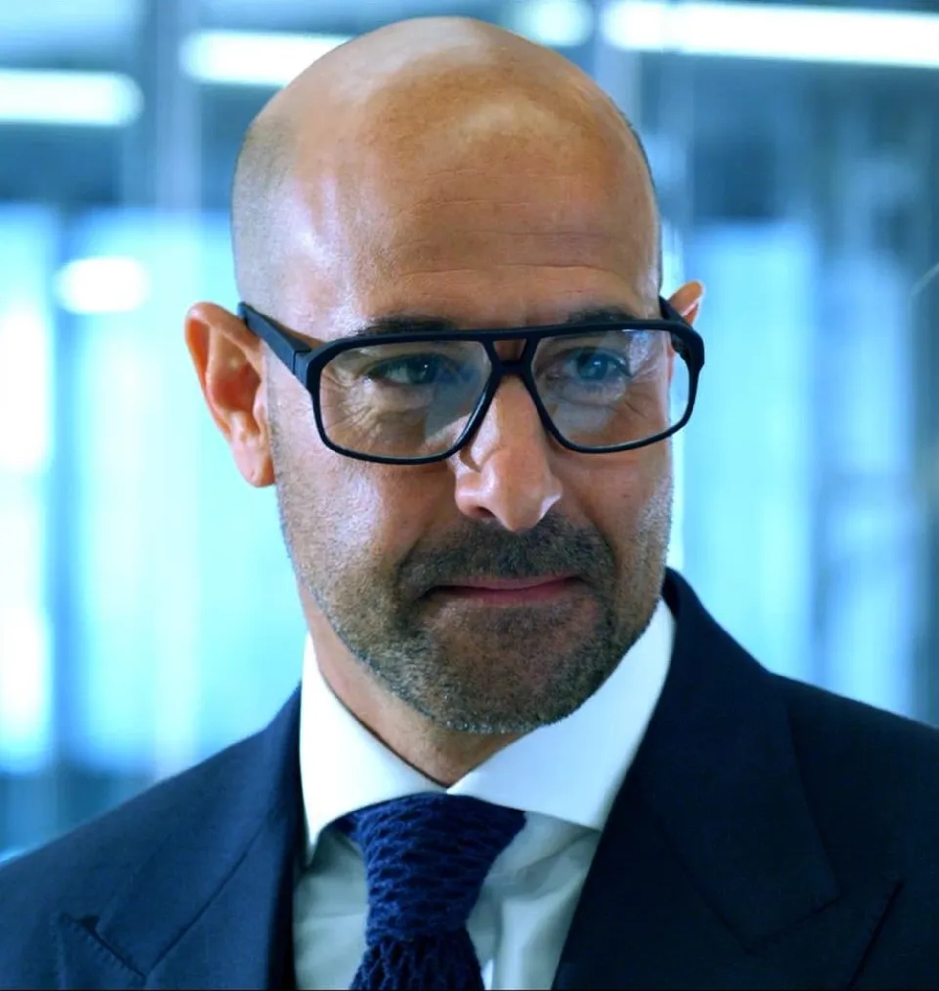 Stanley Tucci in Transformers: Age of Extinction (2014)