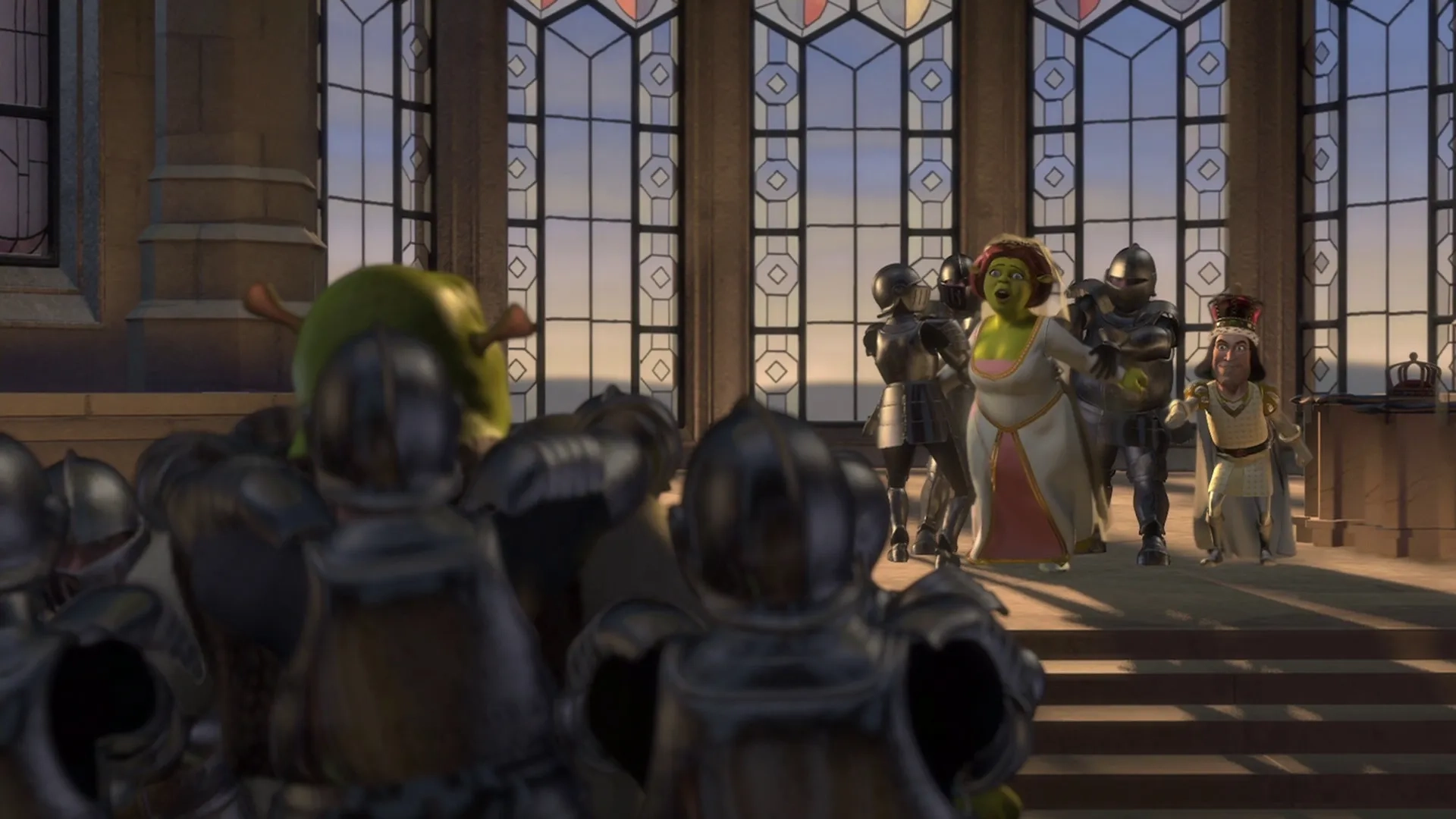 Cameron Diaz, Mike Myers, and John Lithgow in Shrek (2001)