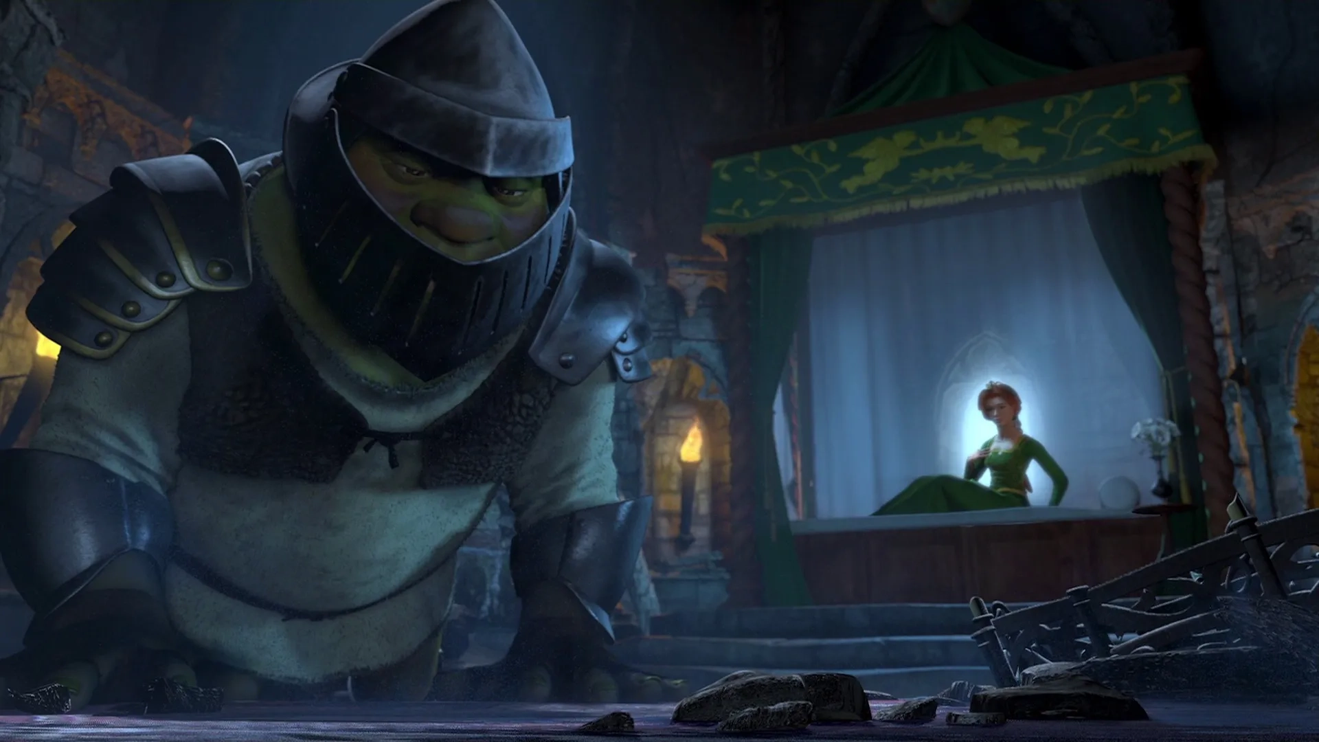 Cameron Diaz and Mike Myers in Shrek (2001)