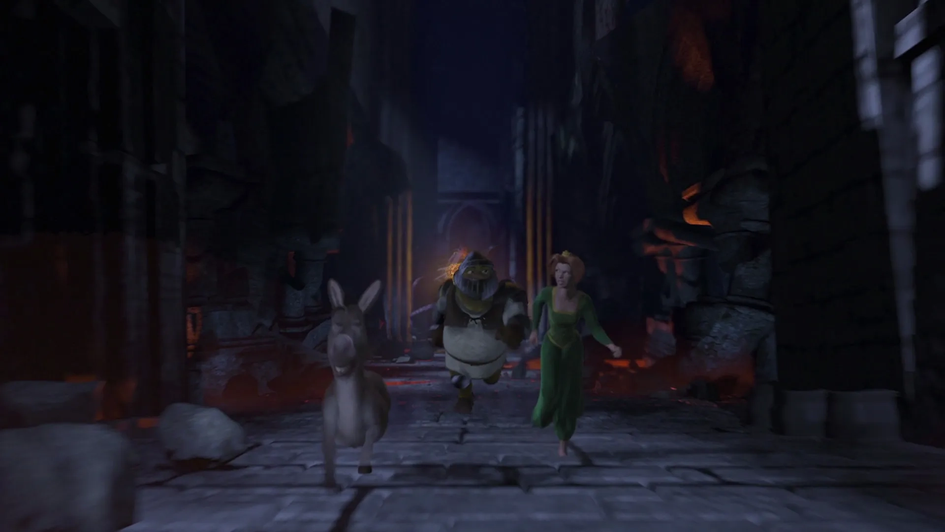 Cameron Diaz, Mike Myers, and Eddie Murphy in Shrek (2001)