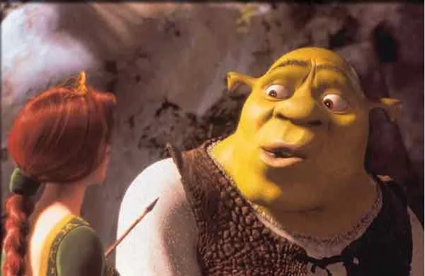Cameron Diaz and Mike Myers in Shrek (2001)