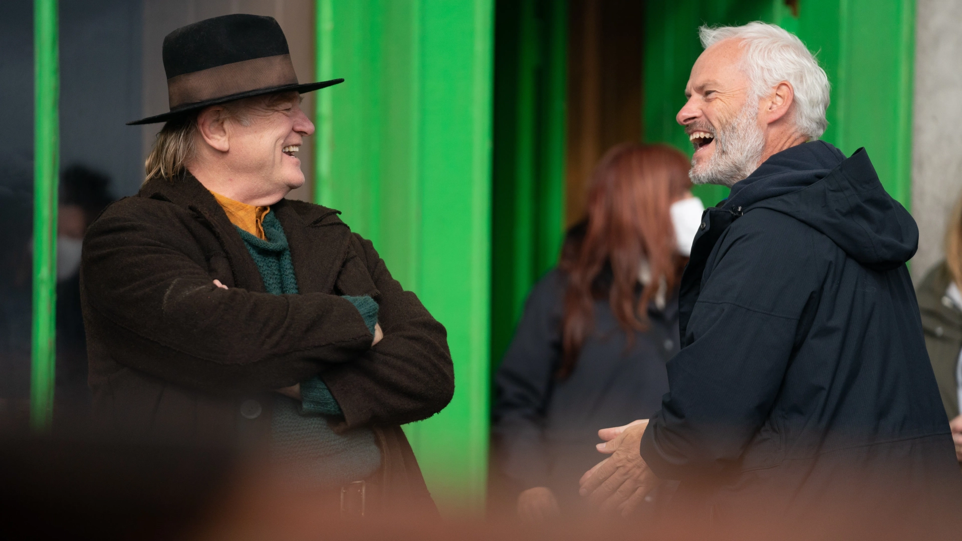 Brendan Gleeson, Jonathan Hession, and Martin McDonagh in The Banshees of Inisherin (2022)