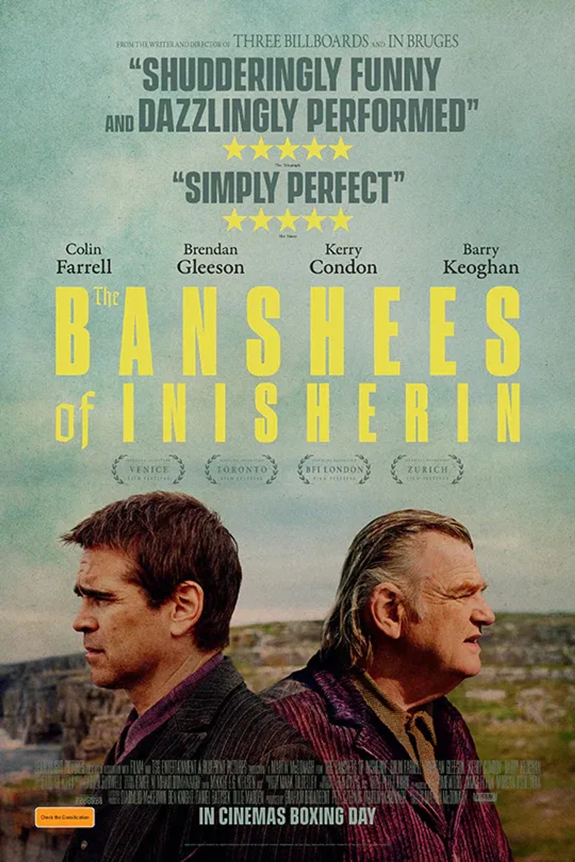 Colin Farrell and Brendan Gleeson in The Banshees of Inisherin (2022)