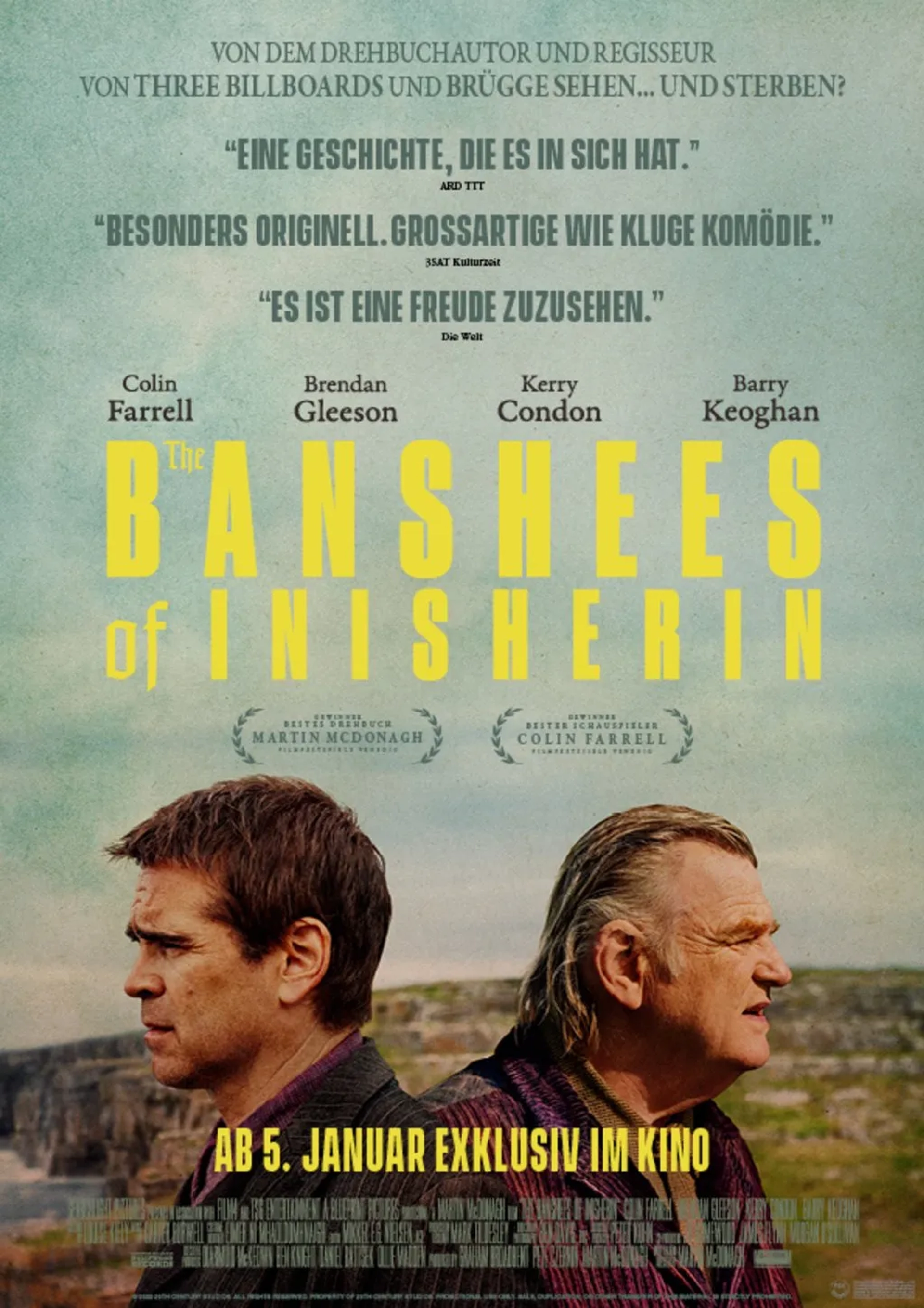 Colin Farrell and Brendan Gleeson in The Banshees of Inisherin (2022)