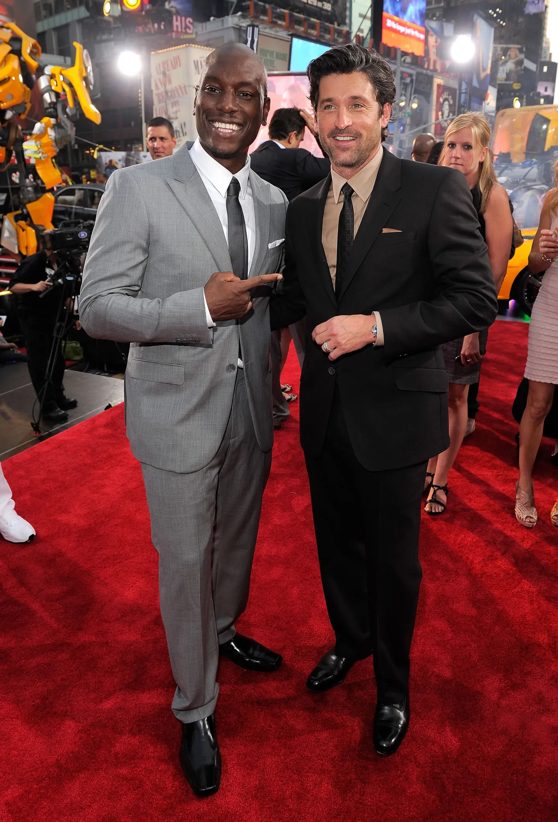 Patrick Dempsey and Tyrese Gibson at an event for Transformers: Dark of the Moon (2011)