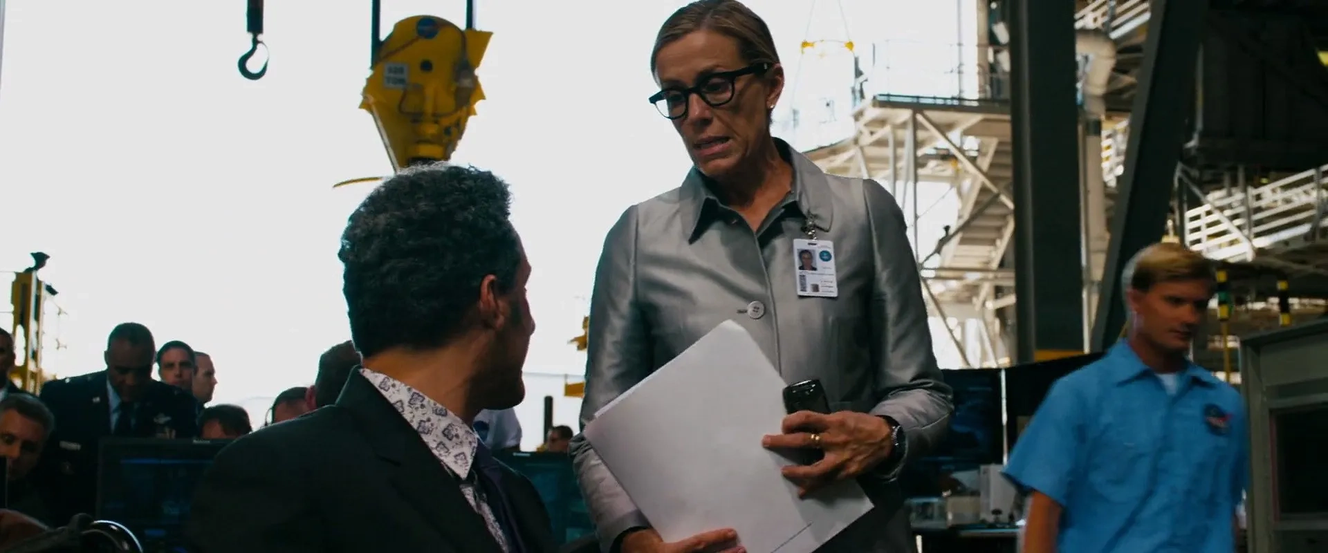 Frances McDormand and John Turturro in Transformers: Dark of the Moon (2011)