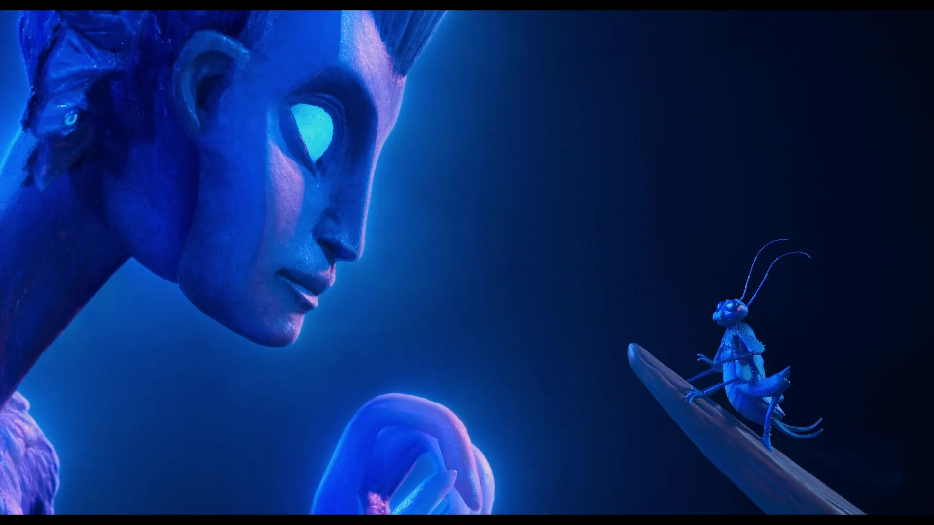 Ewan McGregor and Tilda Swinton in Guillermo del Toro's Pinocchio (2022)