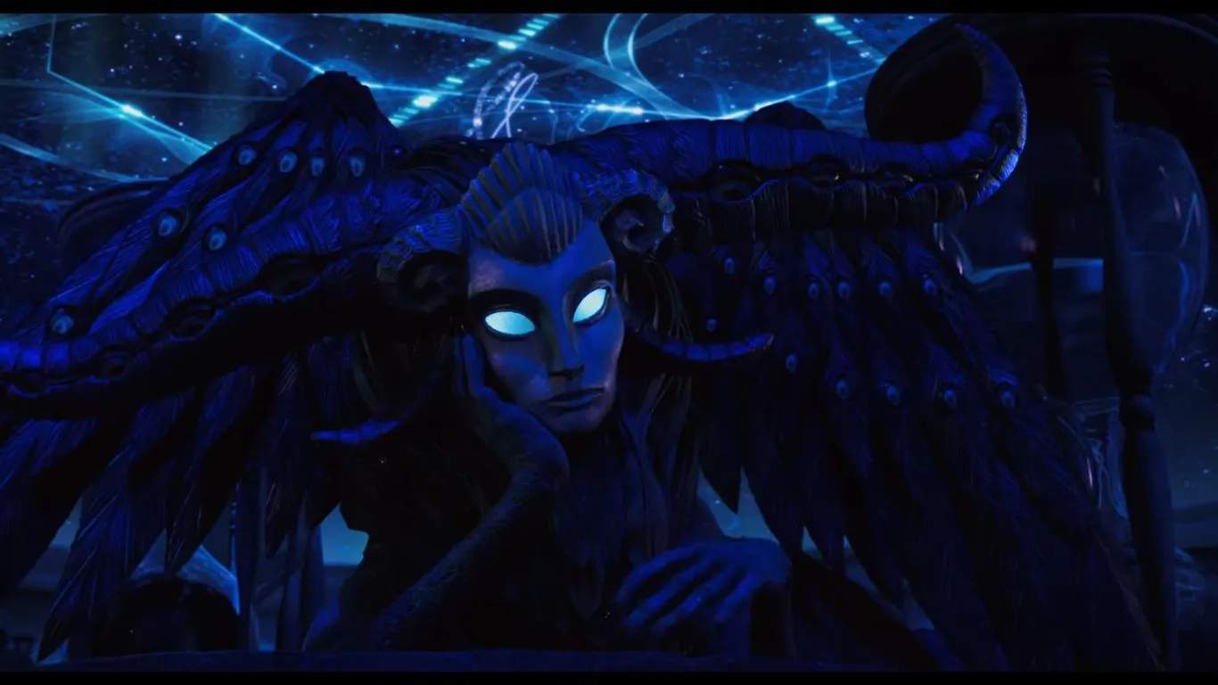 Tilda Swinton in Guillermo del Toro's Pinocchio (2022)