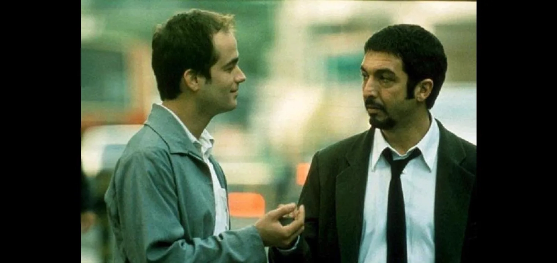 Ricardo Darín and Gastón Pauls in Nine Queens (2000)