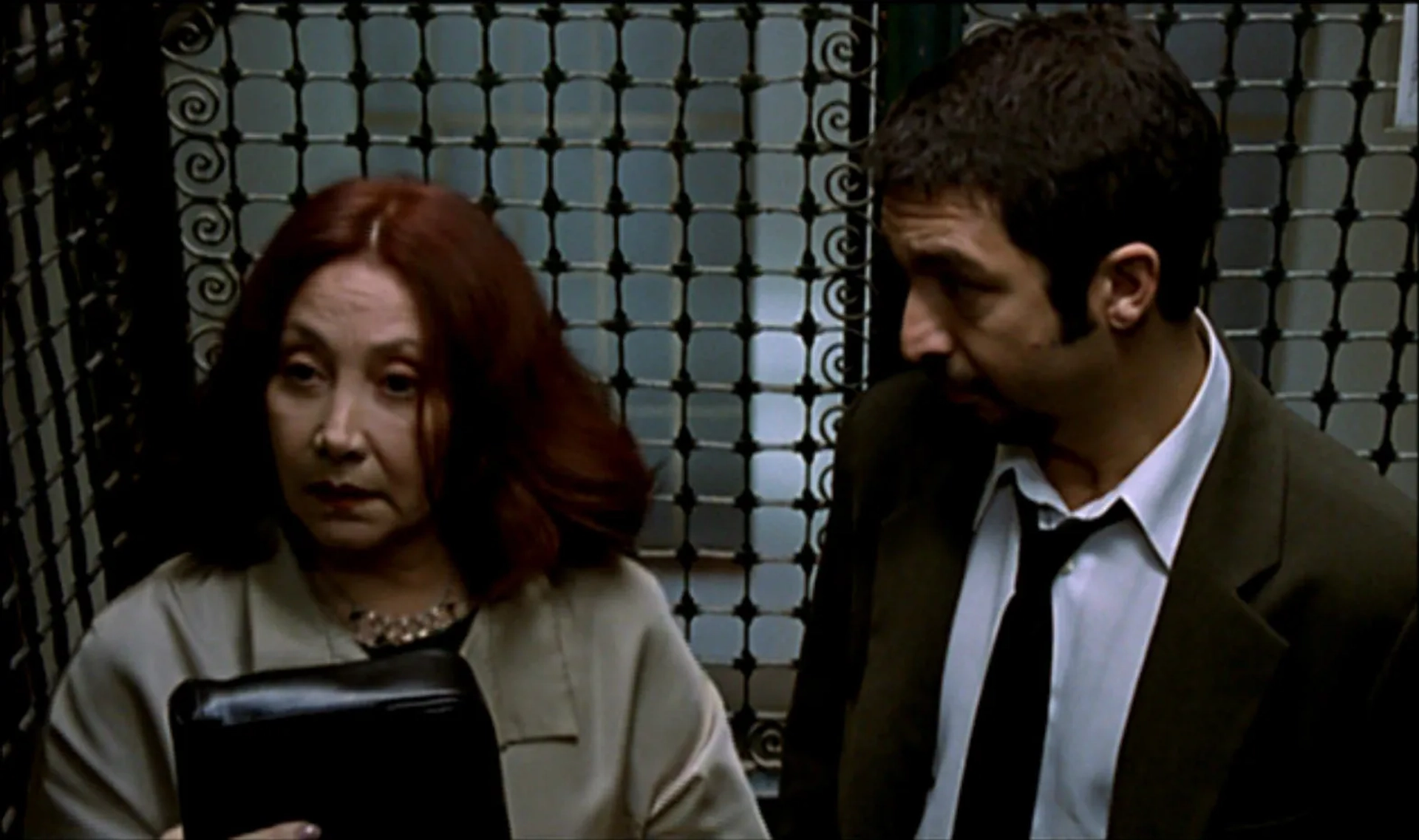 Ricardo Darín and Amancay Espíndola in Nine Queens (2000)