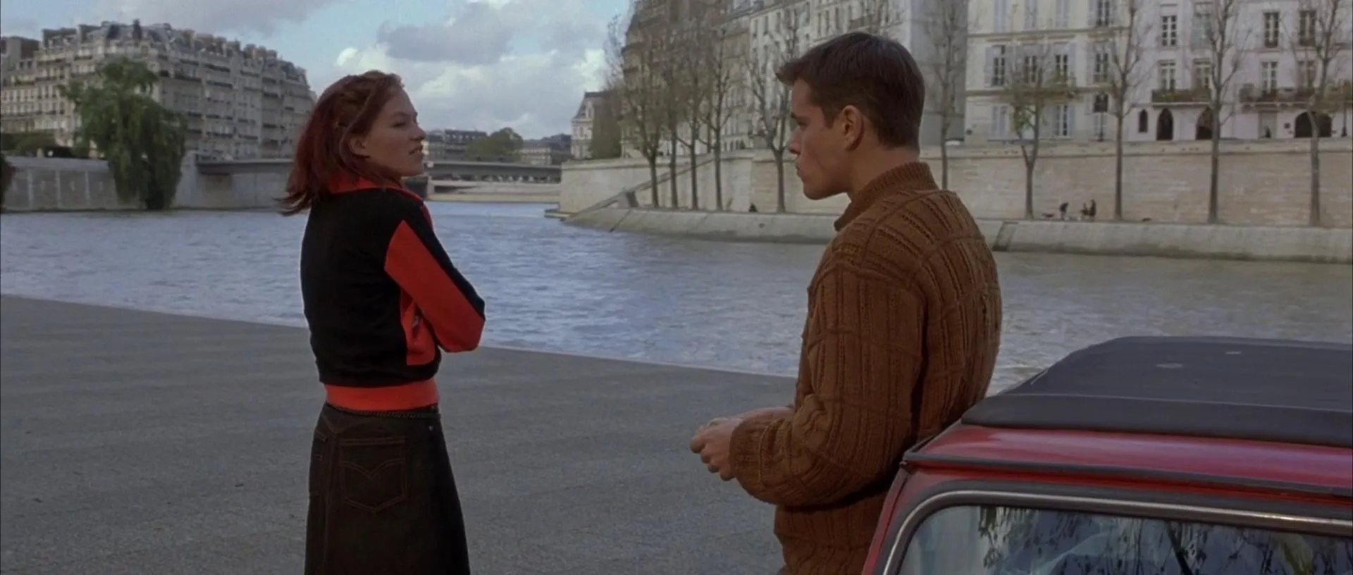Matt Damon and Franka Potente in The Bourne Identity (2002)