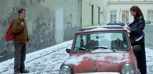 Matt Damon and Franka Potente in The Bourne Identity (2002)