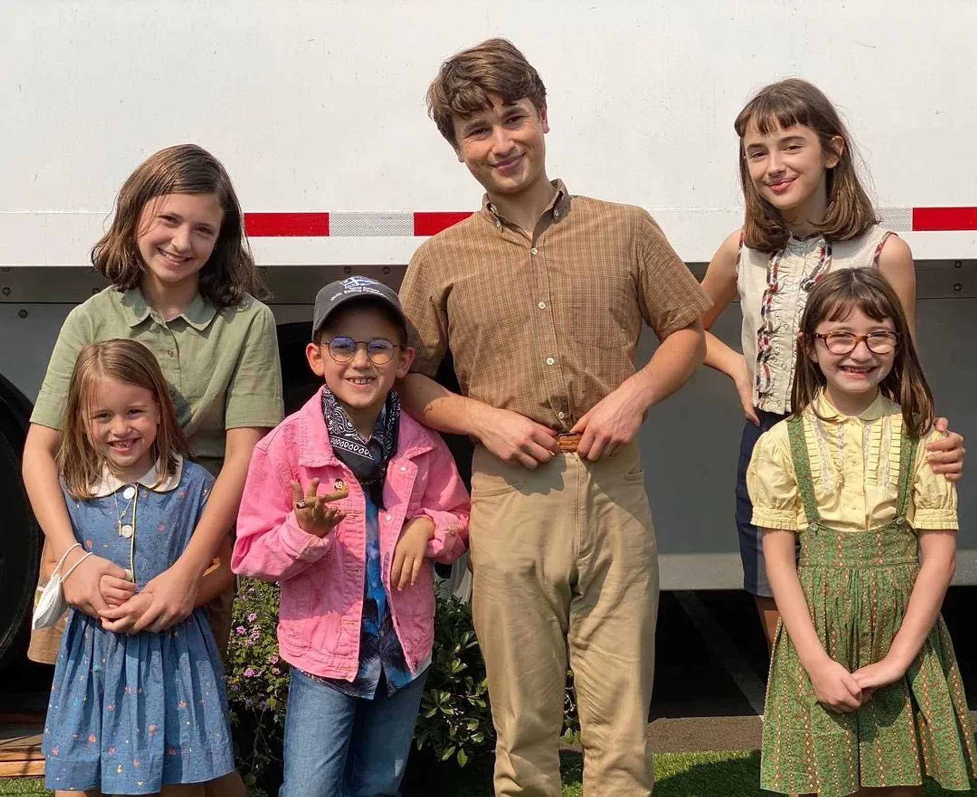 Keeley Karsten, Birdie Borria, Alina Brace, Mateo Zoryan, Gabriel LaBelle, and Julia Butters in The Fabelmans (2022)