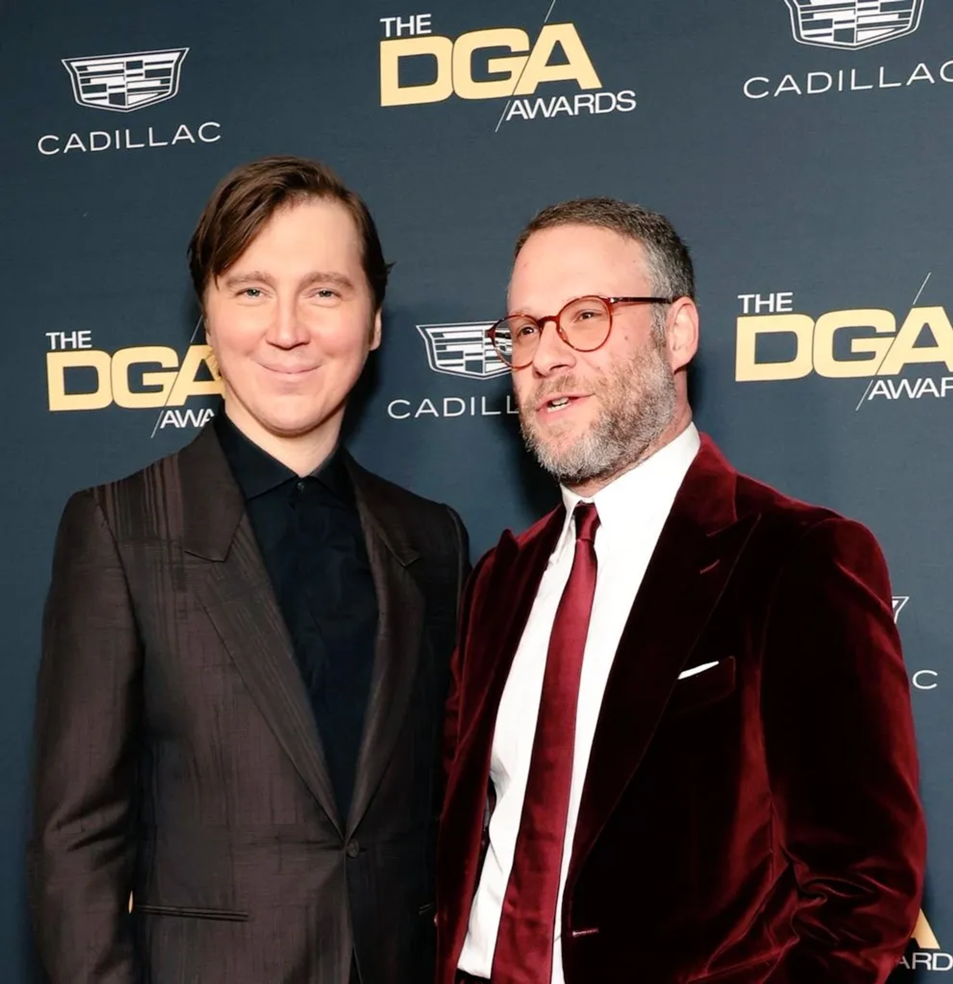 Paul Dano and Seth Rogen at an event for The Fabelmans (2022)