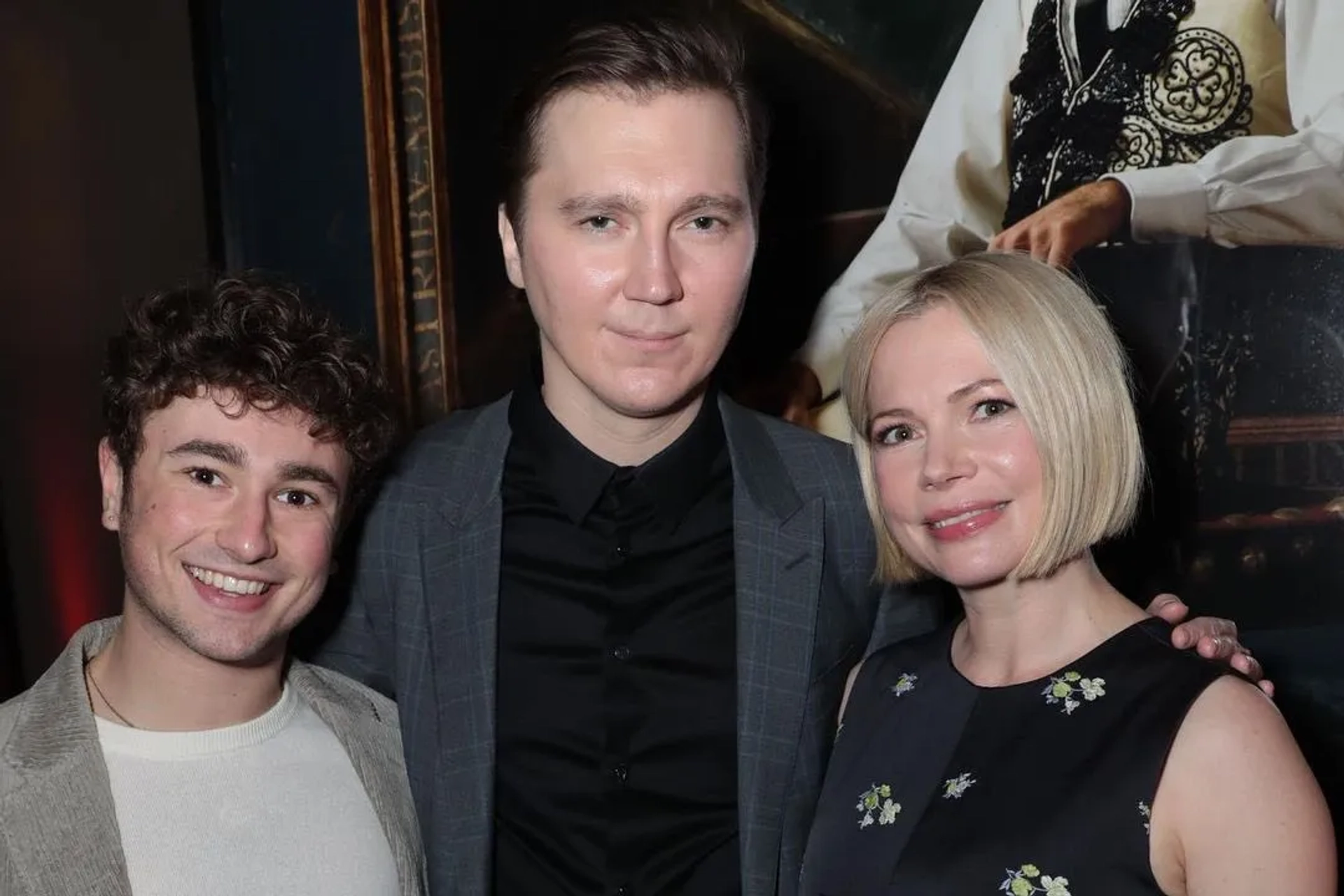 Paul Dano, Michelle Williams, and Gabriel LaBelle at an event for The Fabelmans (2022)