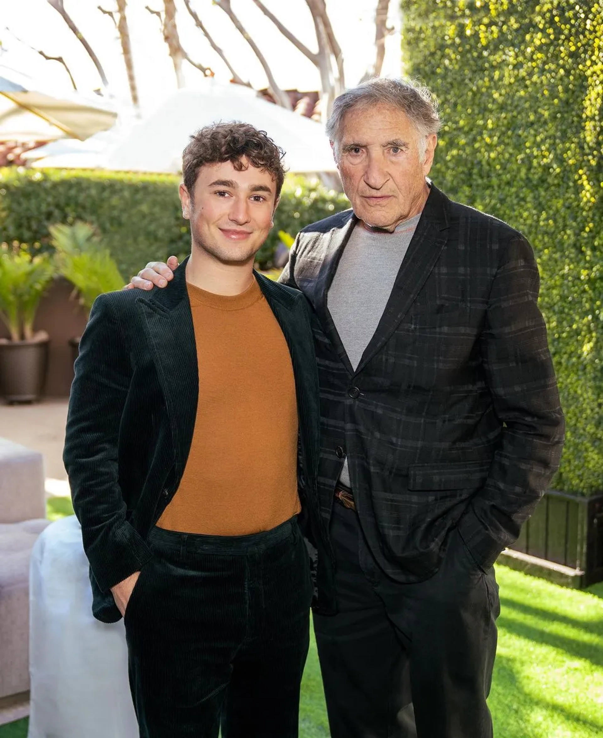 Judd Hirsch and Gabriel LaBelle at an event for The Fabelmans (2022)