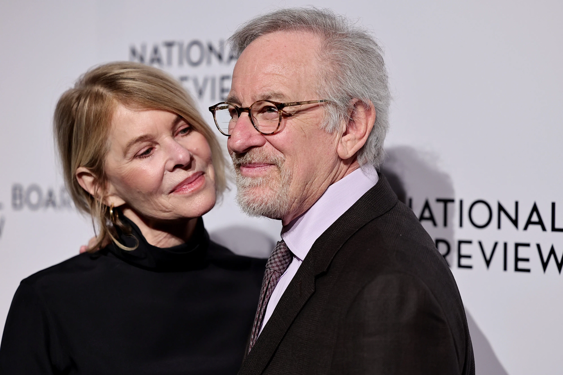 Steven Spielberg and Kate Capshaw at an event for The Fabelmans (2022)