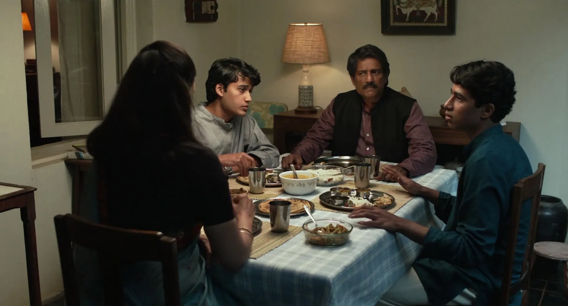 Tabu, Adil Hussain, Suraj Sharma, and Vibish Sivakumar in Life of Pi (2012)