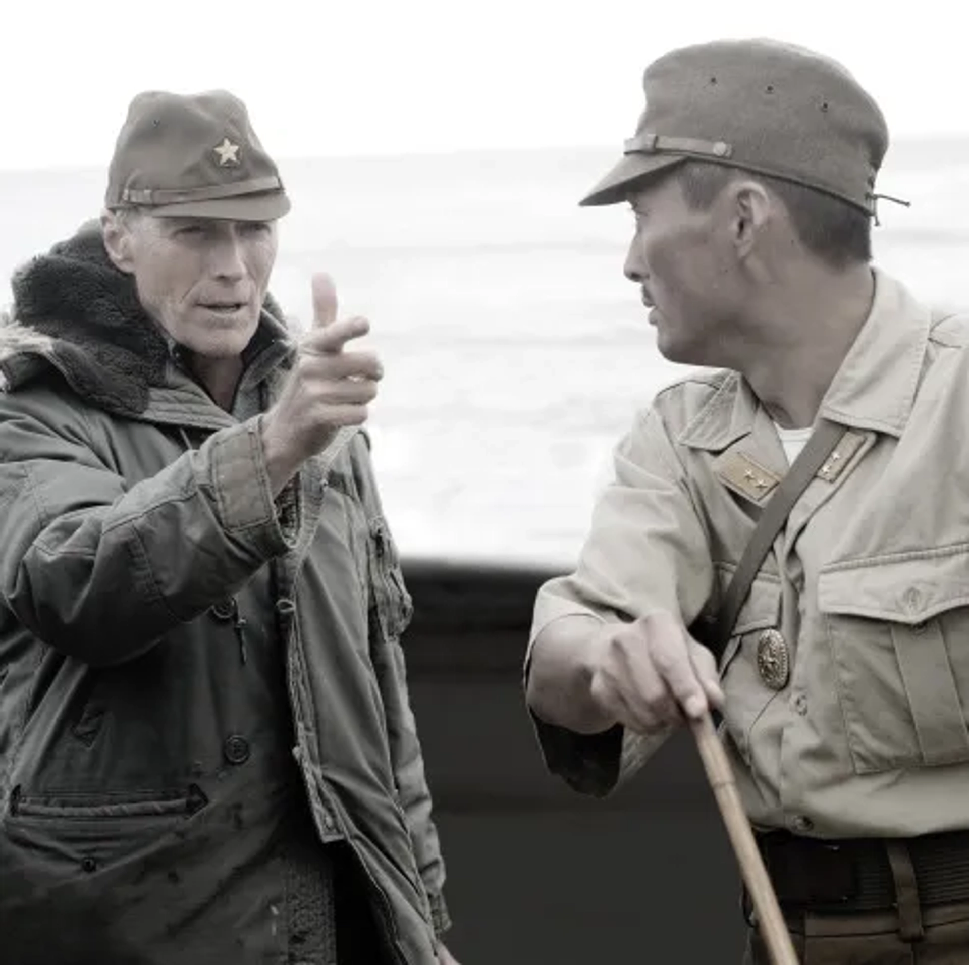 Clint Eastwood and Ken Watanabe in Letters from Iwo Jima (2006)