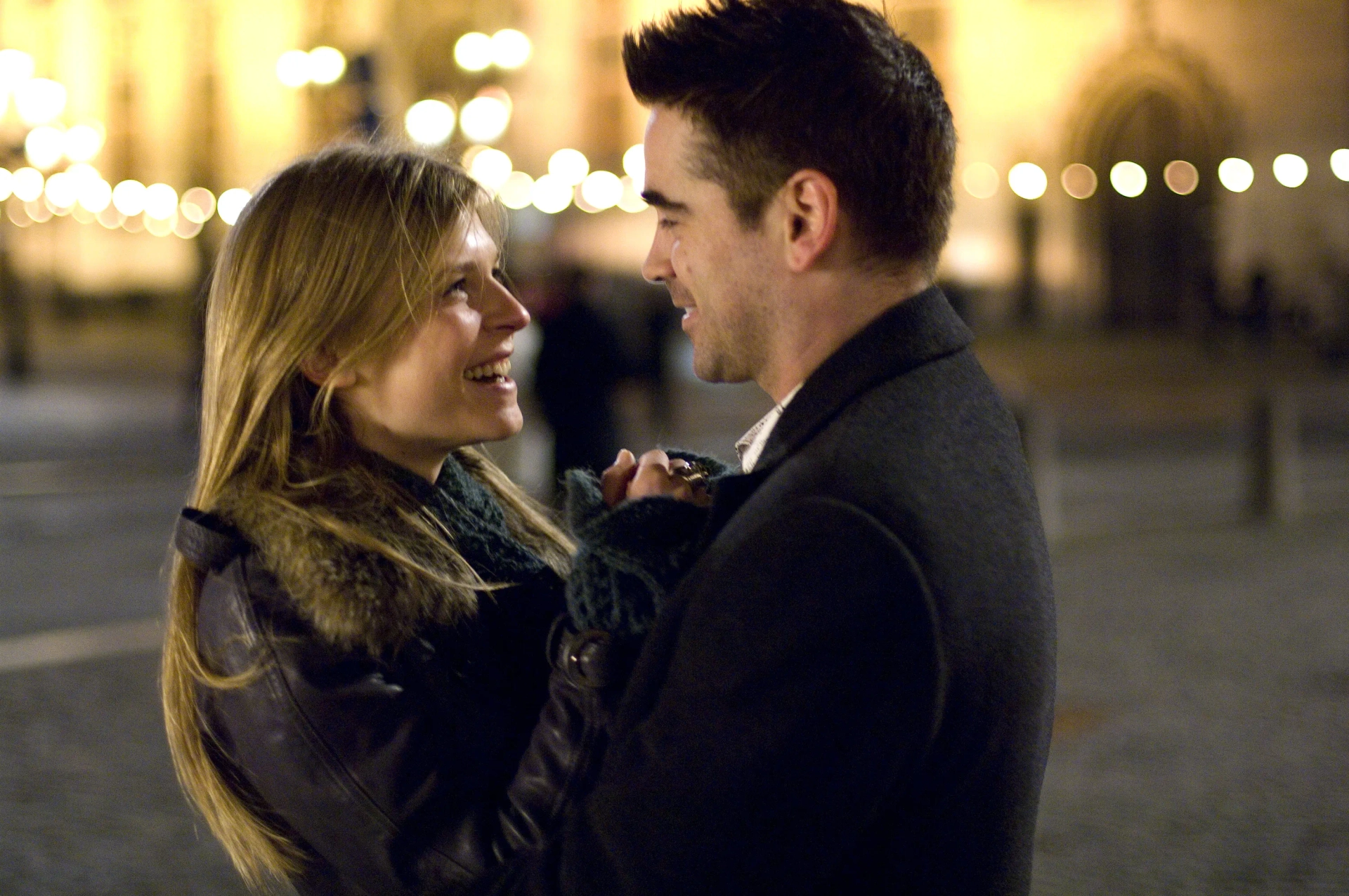 Colin Farrell and Clémence Poésy in In Bruges (2008)