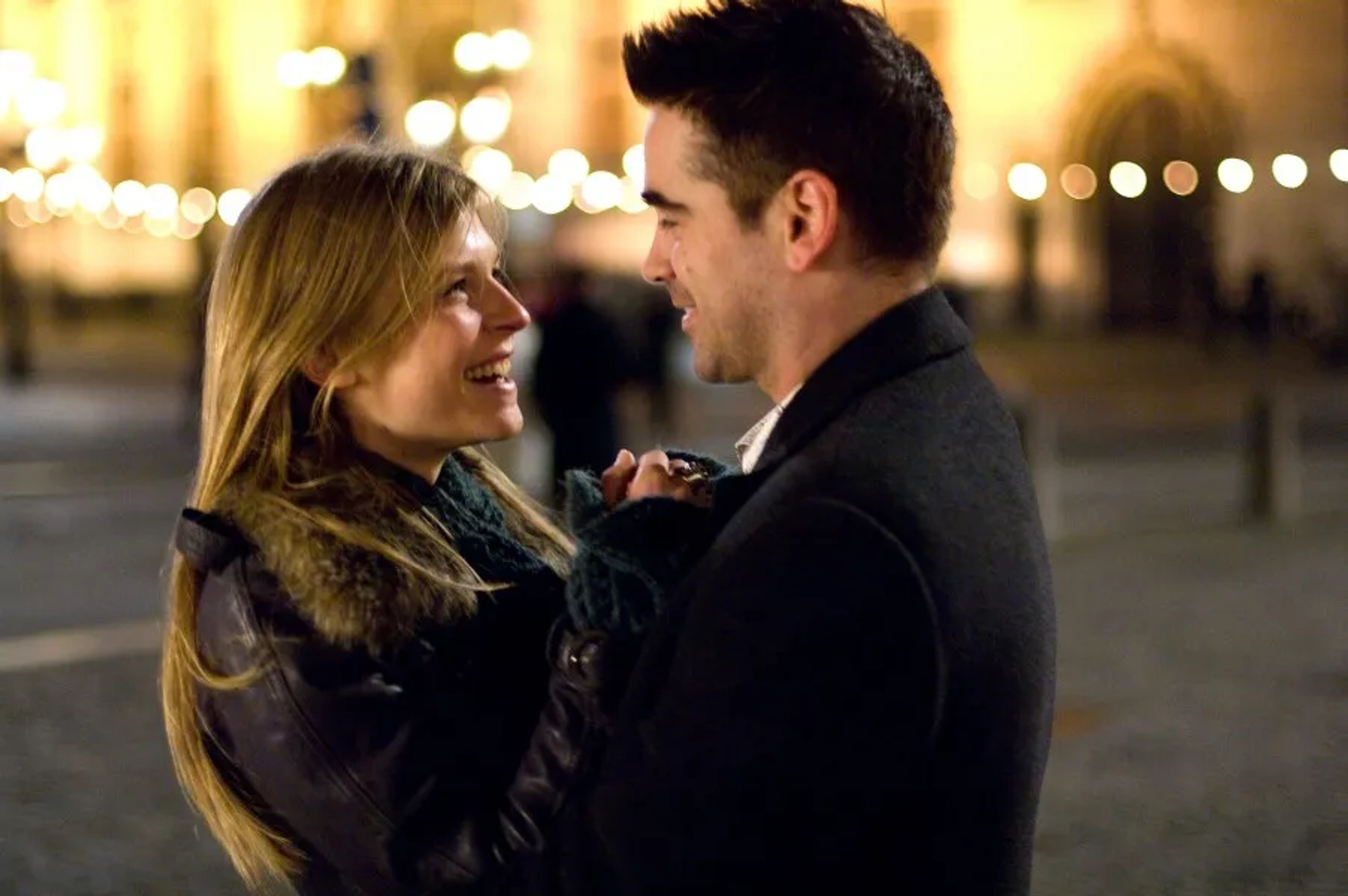 Colin Farrell and Clémence Poésy in In Bruges (2008)