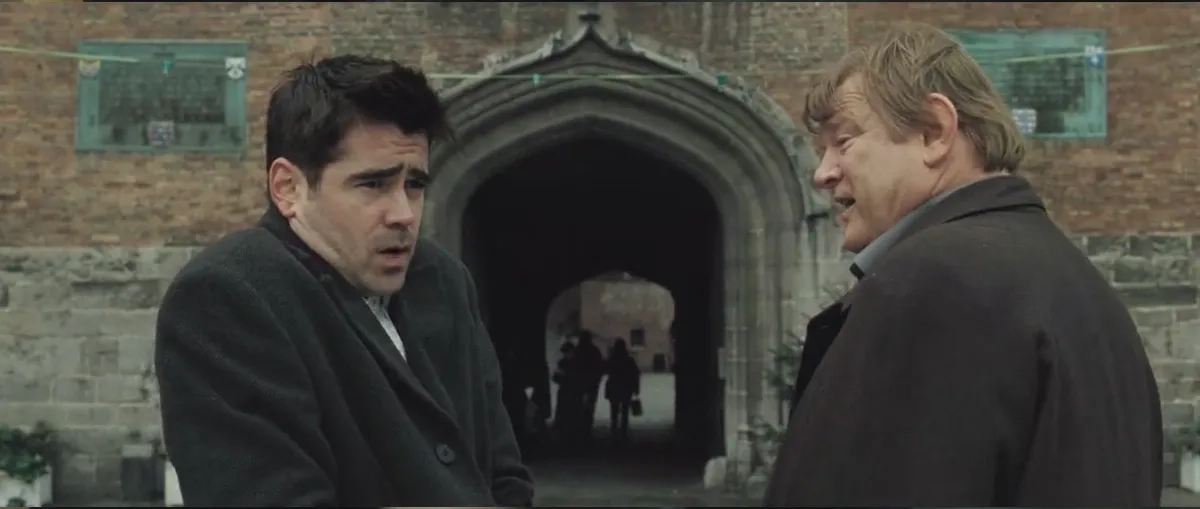 Colin Farrell and Brendan Gleeson in In Bruges (2008)