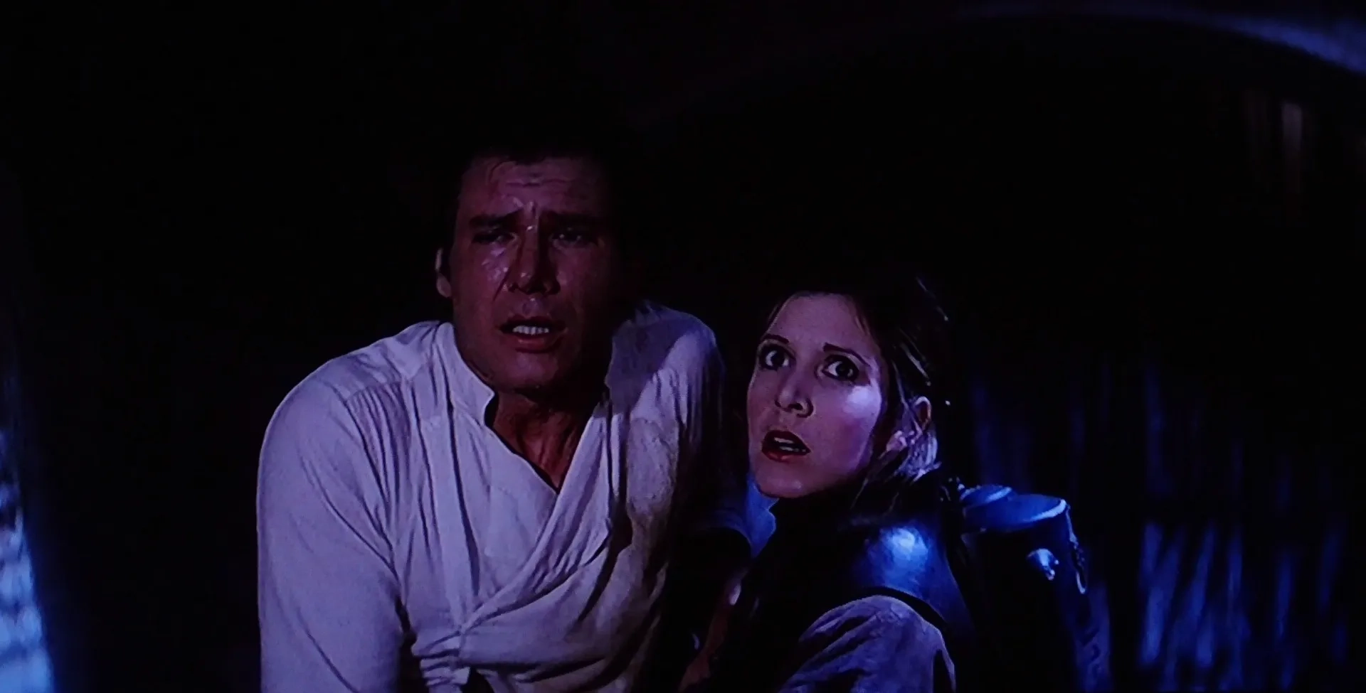 Harrison Ford and Carrie Fisher in Star Wars: Episode VI - Return of the Jedi (1983)