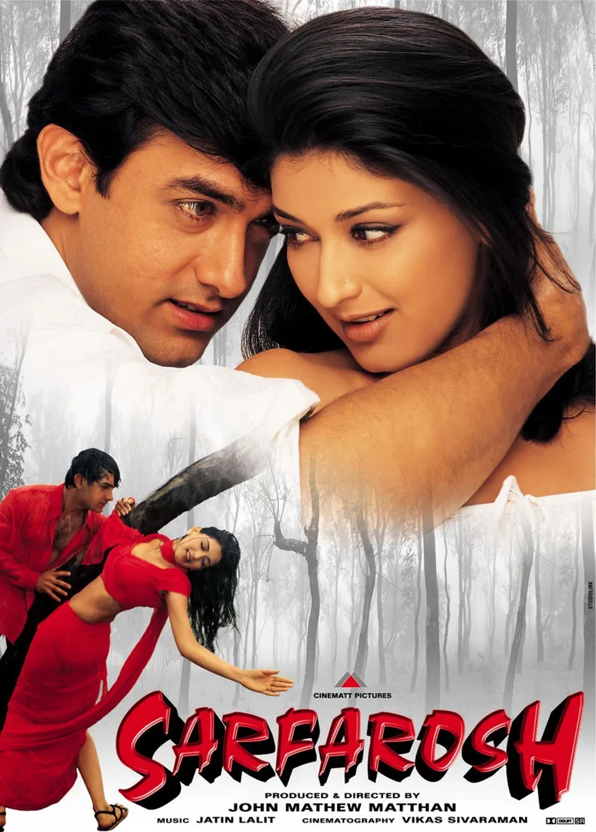 Sonali Bendre and Aamir Khan in Sarfarosh (1999)