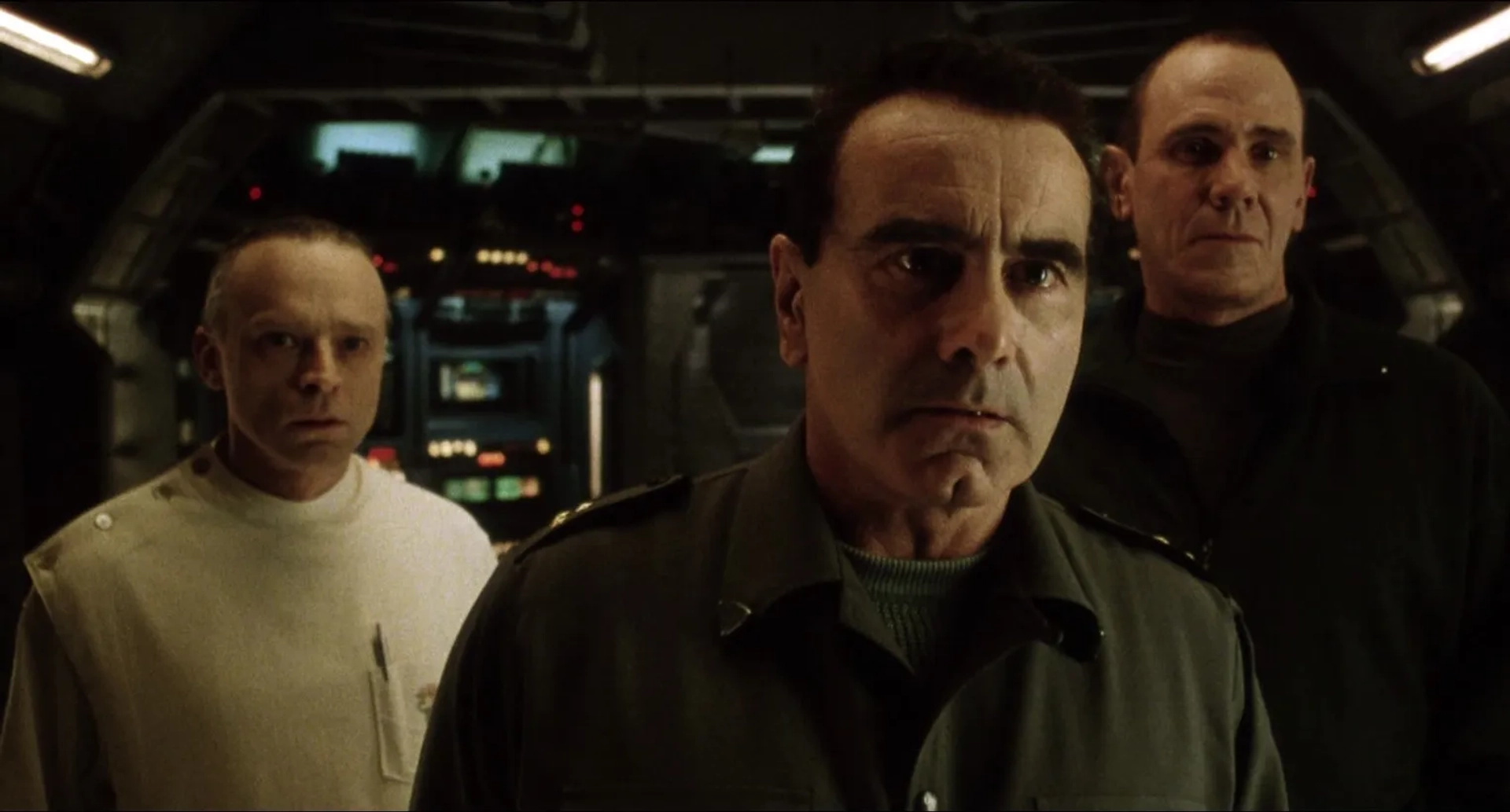 Brad Dourif, Dan Hedaya, and J.E. Freeman in Alien: Resurrection (1997)