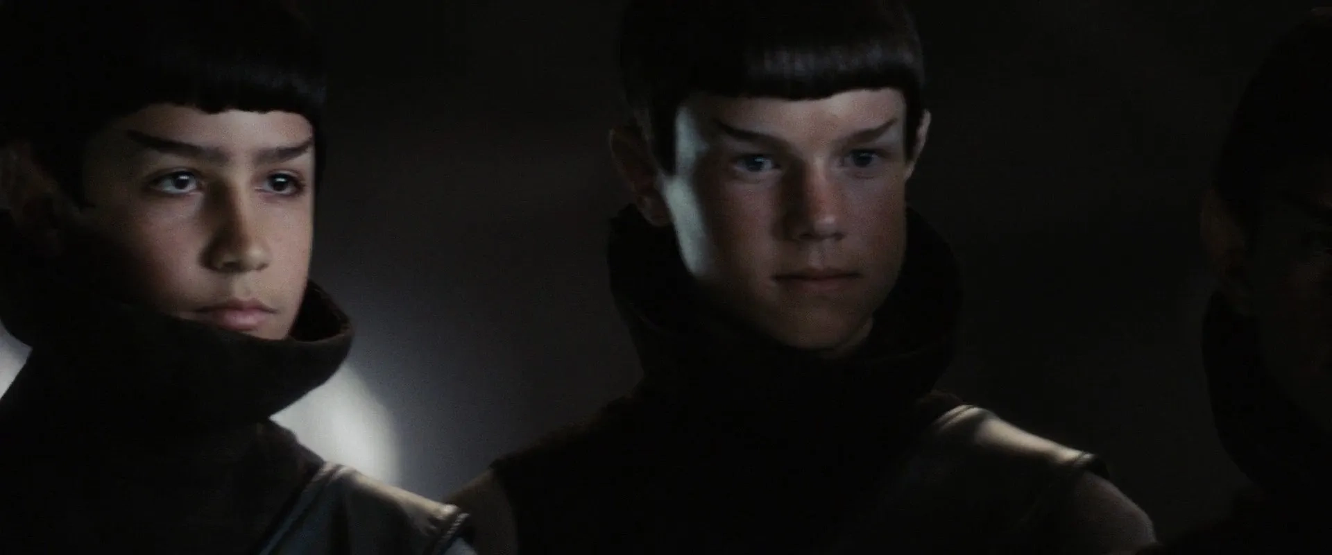 Lorenzo James Henrie, Cody Klop, and Colby Paul in Star Trek (2009)