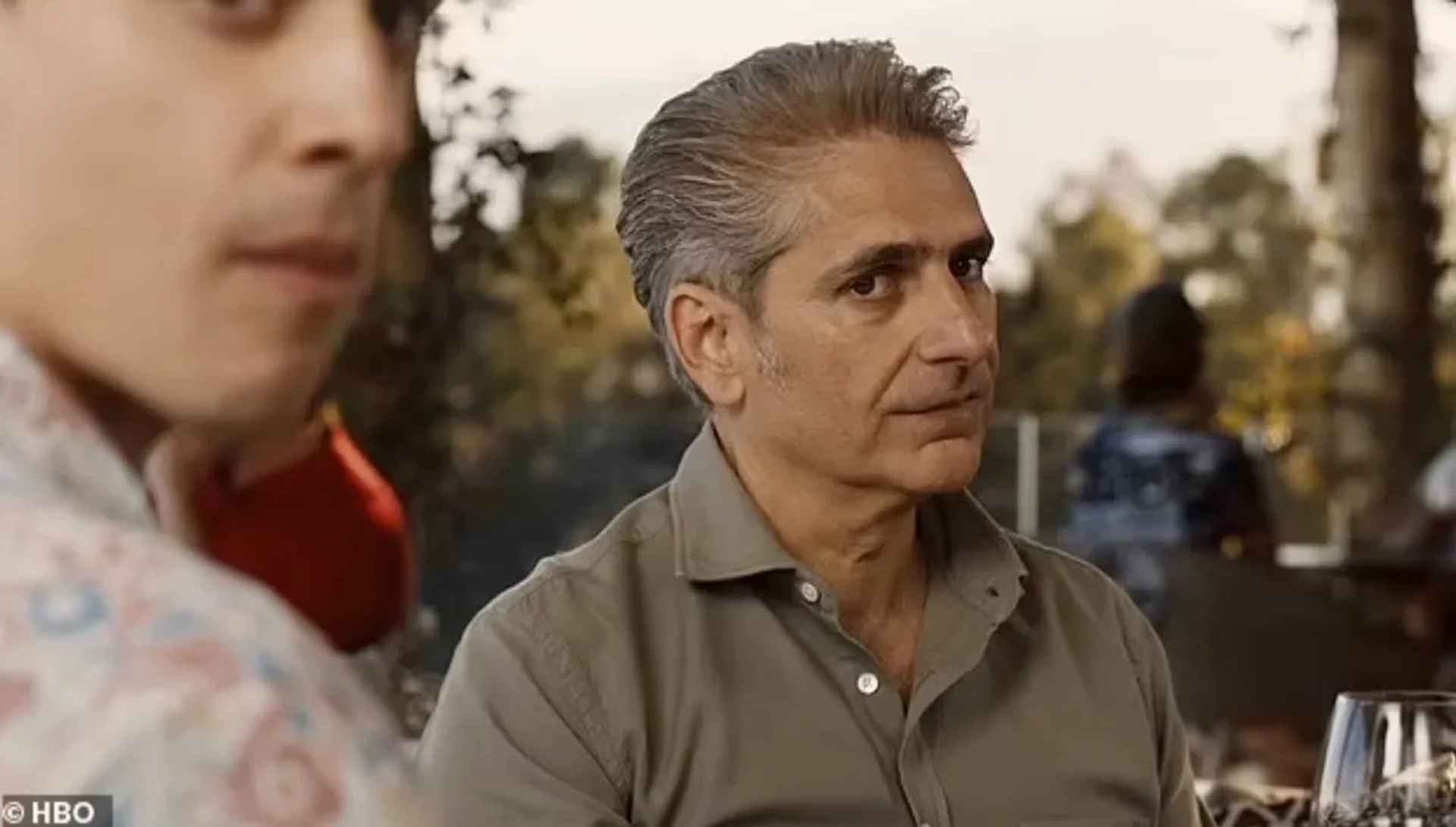 Michael Imperioli and Adam DiMarco in The White Lotus (2021)