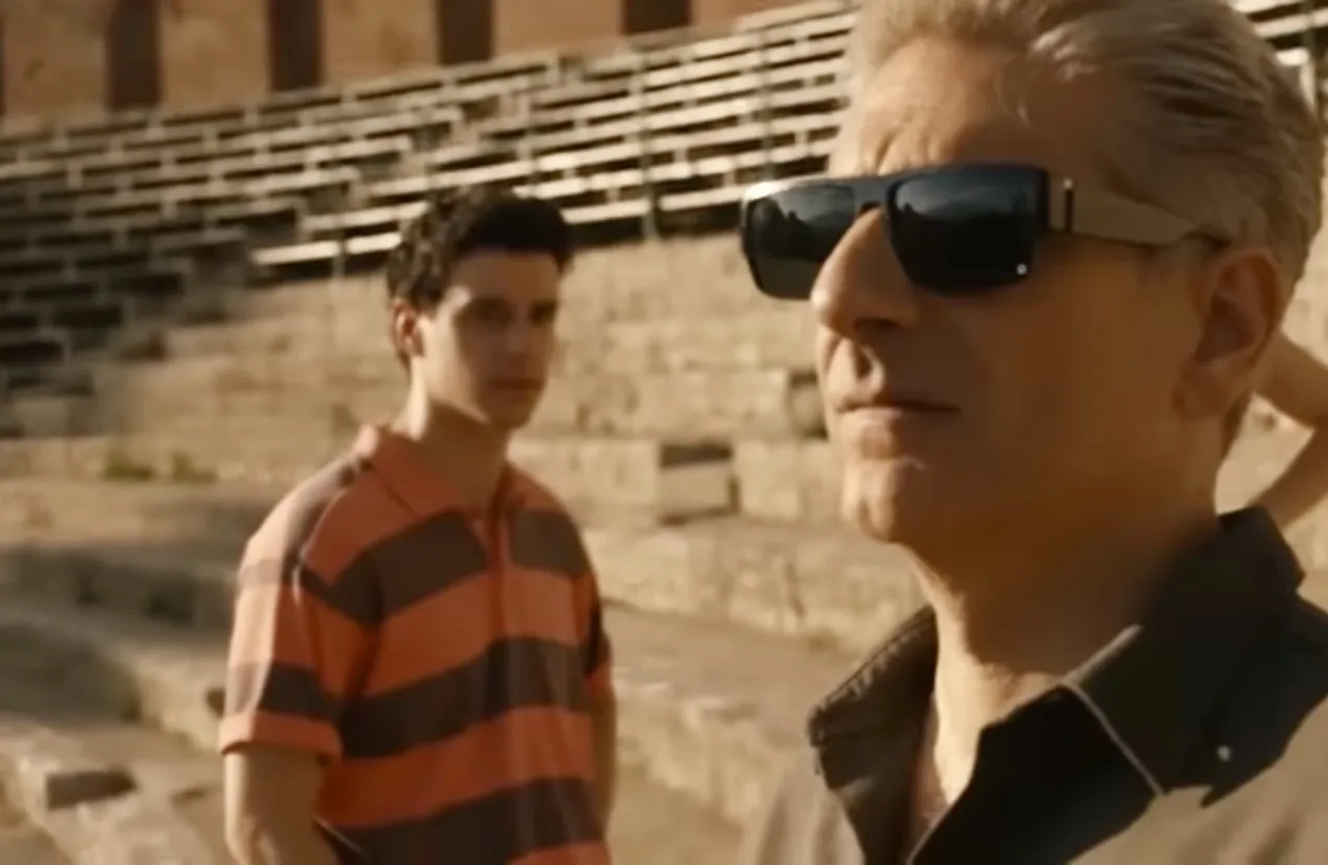 Michael Imperioli and Adam DiMarco in The White Lotus (2021)