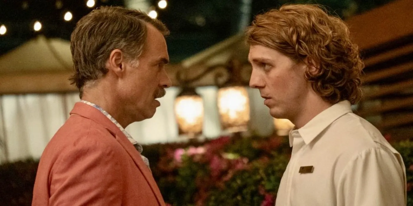 Murray Bartlett and Lukas Gage in The White Lotus (2021)