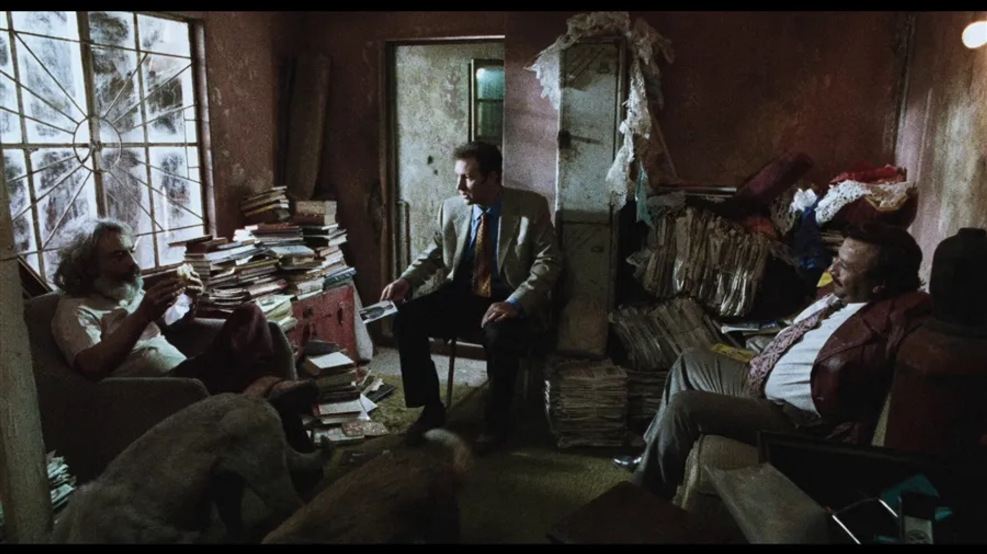 Emilio Echevarría, Rodrigo Murray, and José Sefami in Amores Perros (2000)