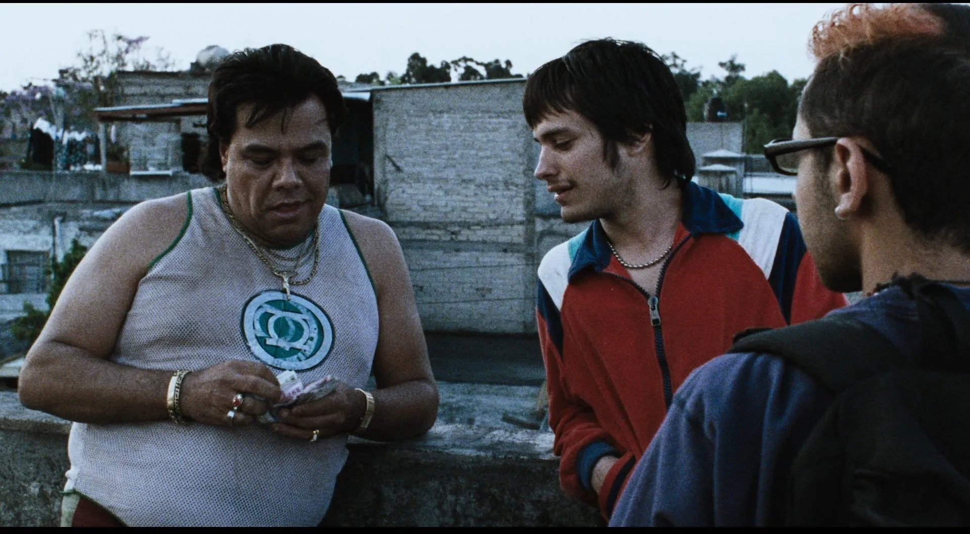 Humberto Busto, Gerardo Campbell, and Gael García Bernal in Amores Perros (2000)