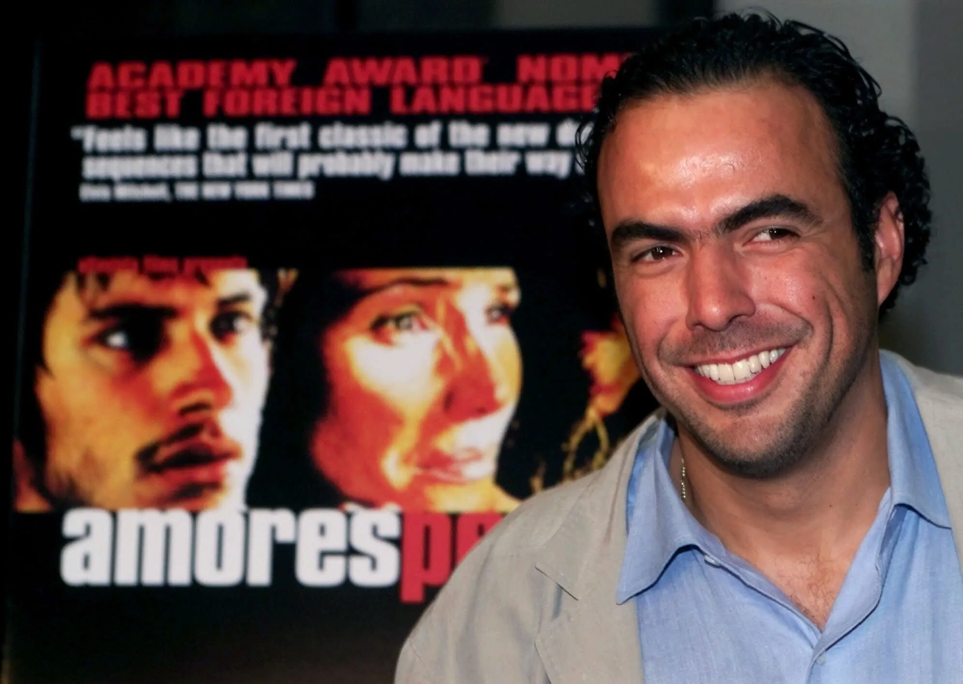 Alejandro G. Iñárritu at an event for Amores Perros (2000)