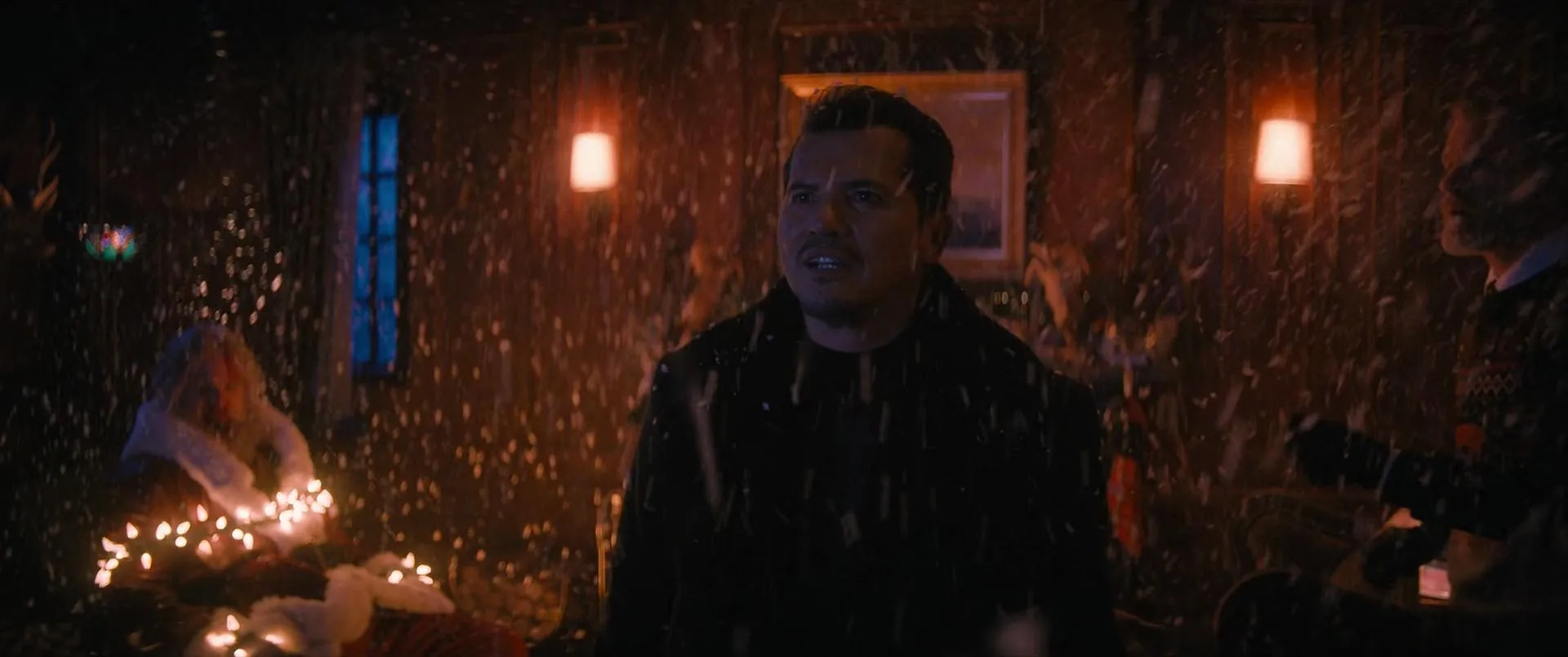 John Leguizamo, David Harbour, and André Eriksen in Violent Night (2022)