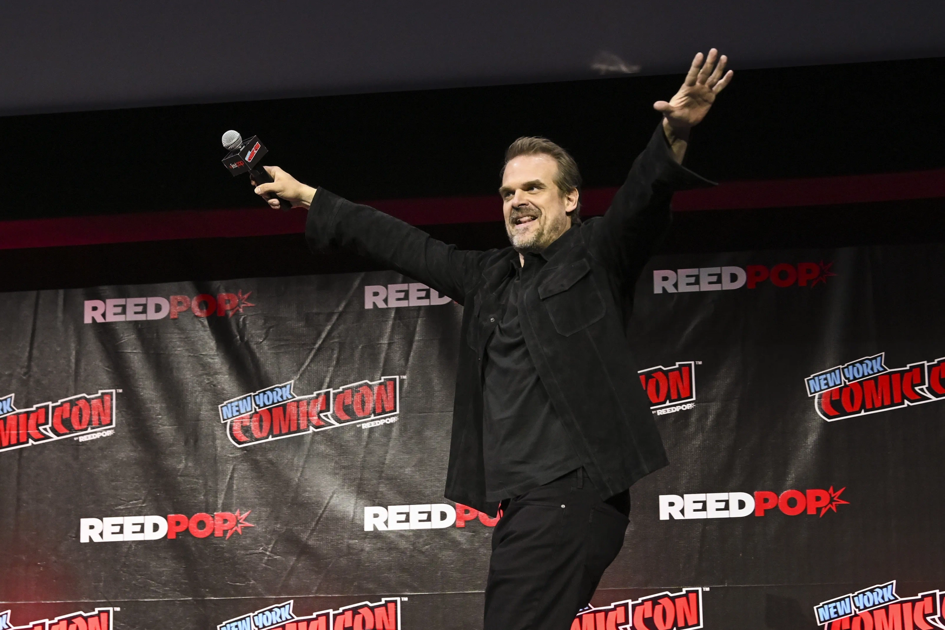 David Harbour at an event for Violent Night (2022)