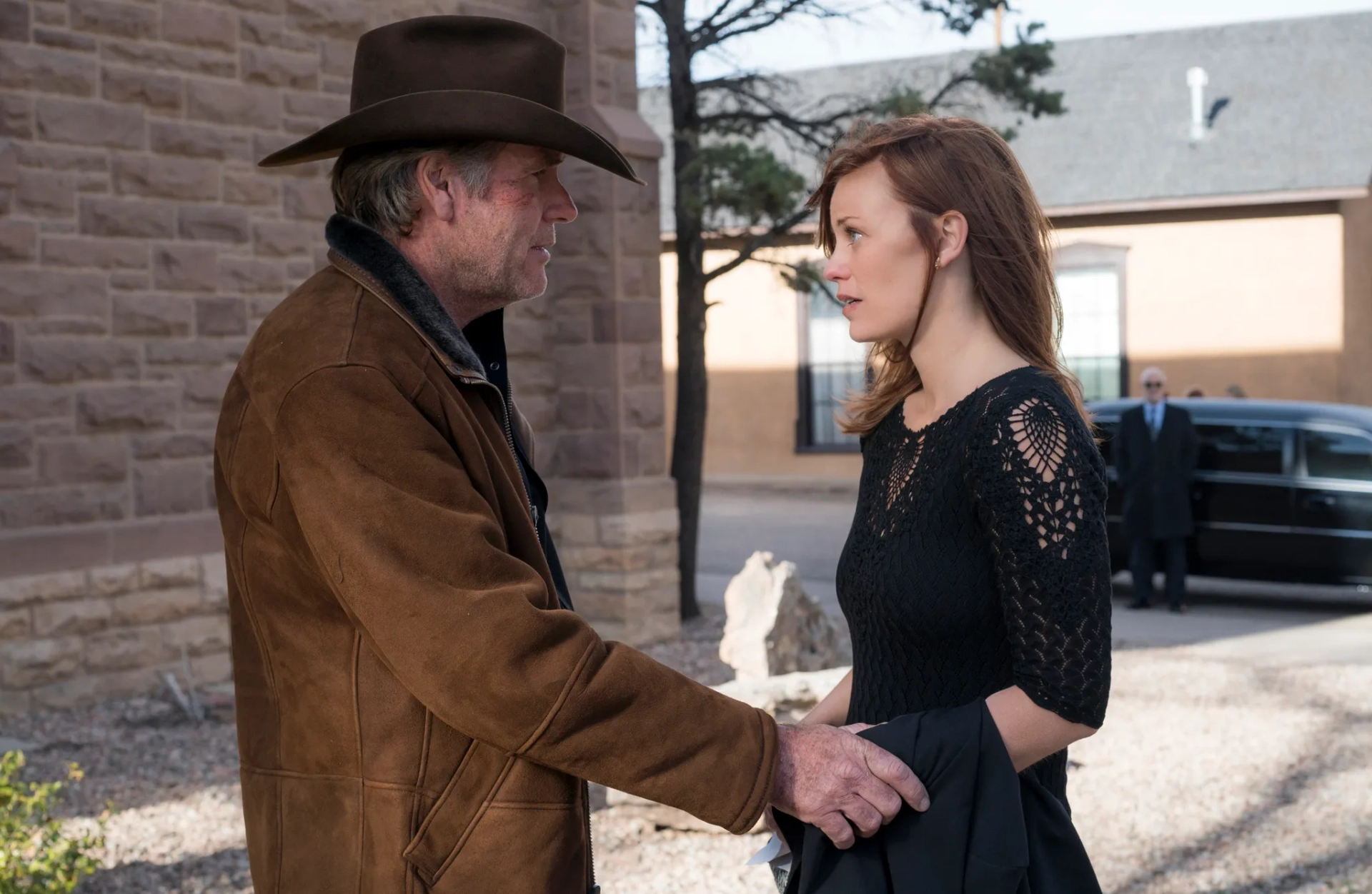 Robert Taylor and Cassidy Freeman in Longmire (2012)