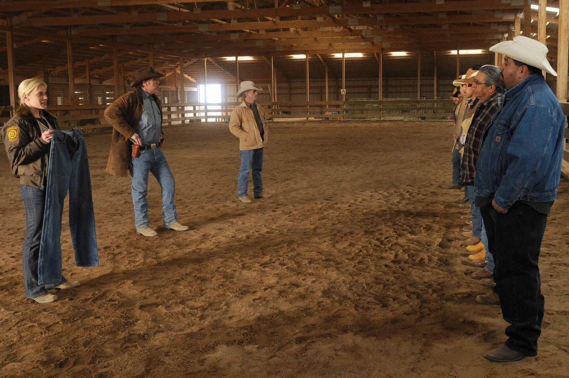 Katee Sackhoff and Robert Taylor in Longmire (2012)