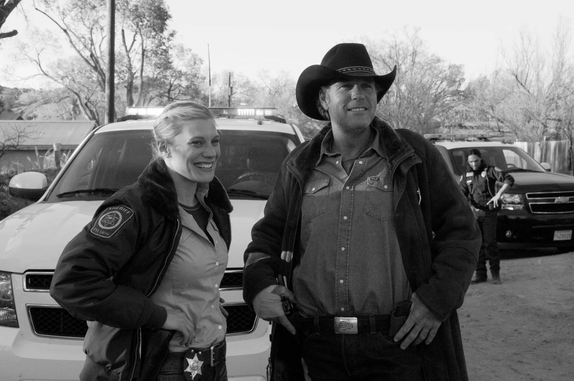 Katee Sackhoff and Robert Taylor in Longmire (2012)